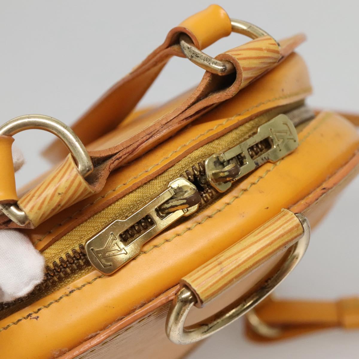 LOUIS VUITTON Epi Mabillon Backpack Yellow M52239 LV Auth 141386