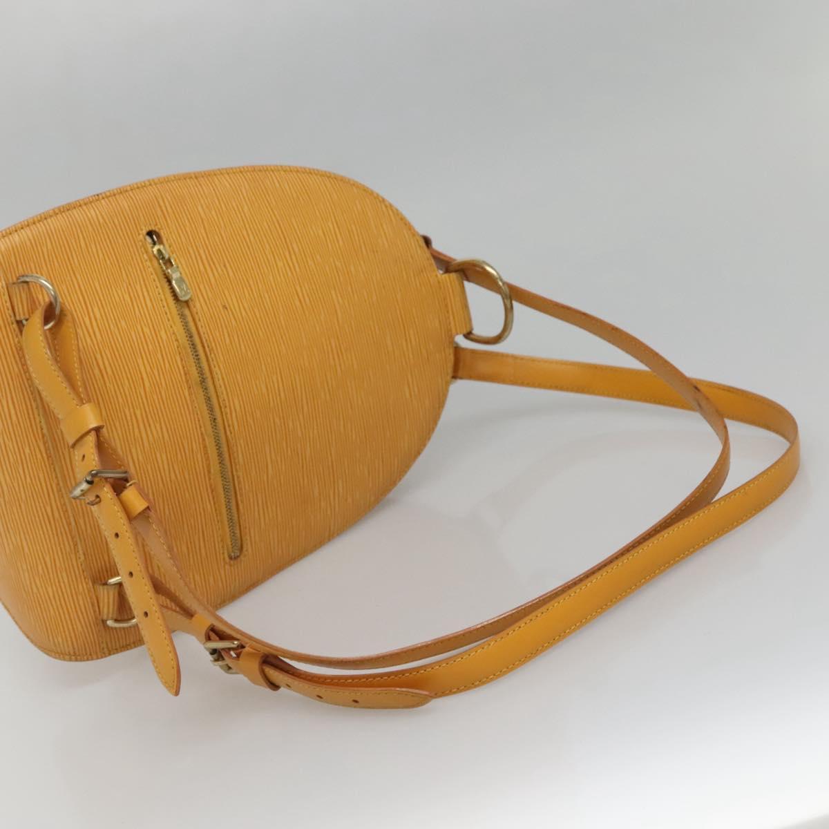 LOUIS VUITTON Epi Mabillon Backpack Yellow M52239 LV Auth 141386