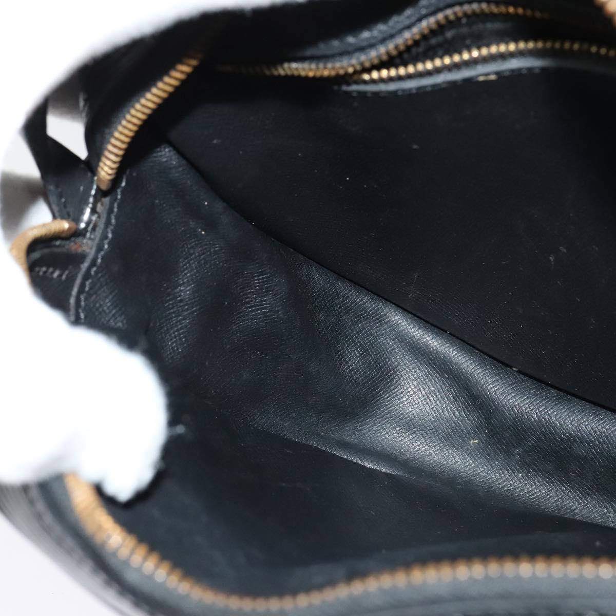 LOUIS VUITTON Epi Jeune Fille MM Shoulder Bag Black M52152 LV Auth 141387