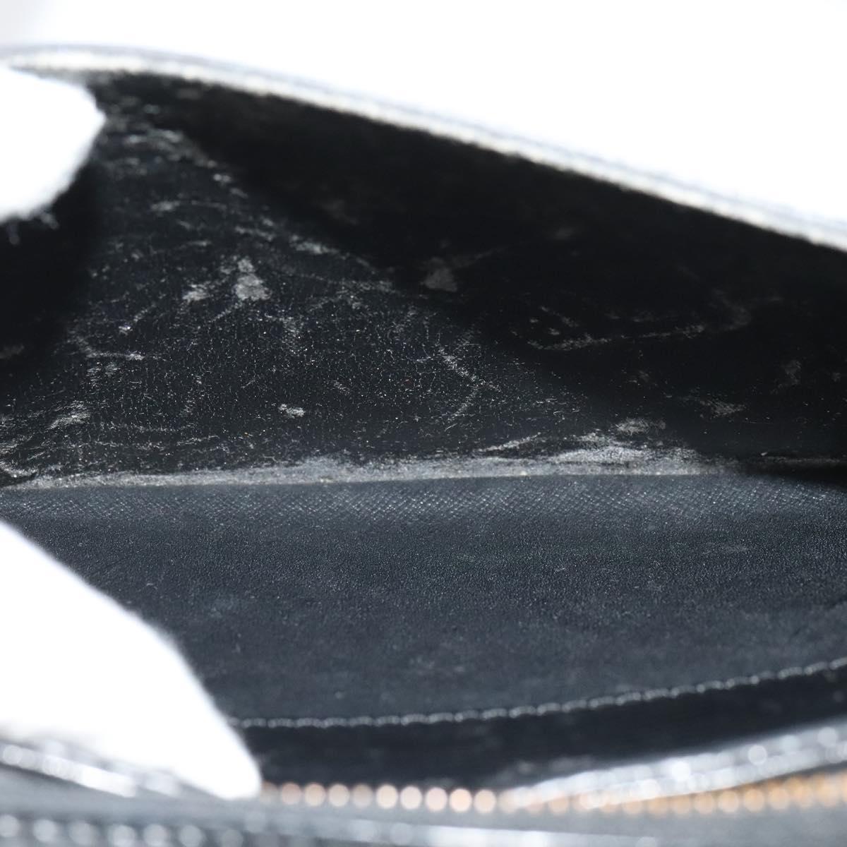 LOUIS VUITTON Epi Jeune Fille MM Shoulder Bag Black M52152 LV Auth 141387