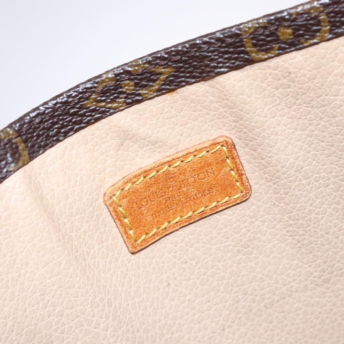 LOUIS VUITTON Monogram Sac Plat Hand Bag M51140 LV Auth 141396