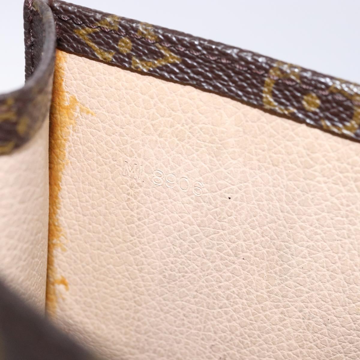 LOUIS VUITTON Monogram Sac Plat Hand Bag M51140 LV Auth 141396