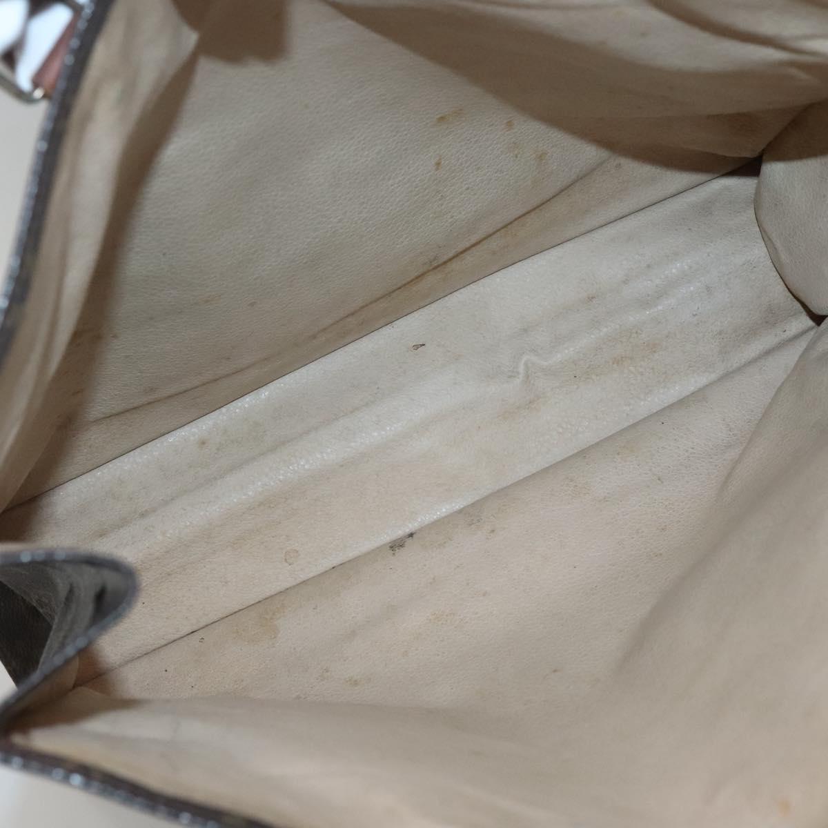 LOUIS VUITTON Monogram Sac Plat Hand Bag M51140 LV Auth 141397