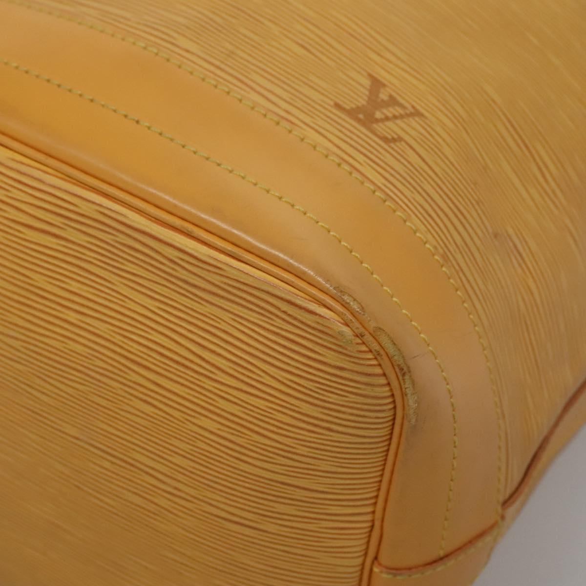 LOUIS VUITTON Epi Noe Shoulder Bag Tassili Yellow M44009 LV Auth 141399