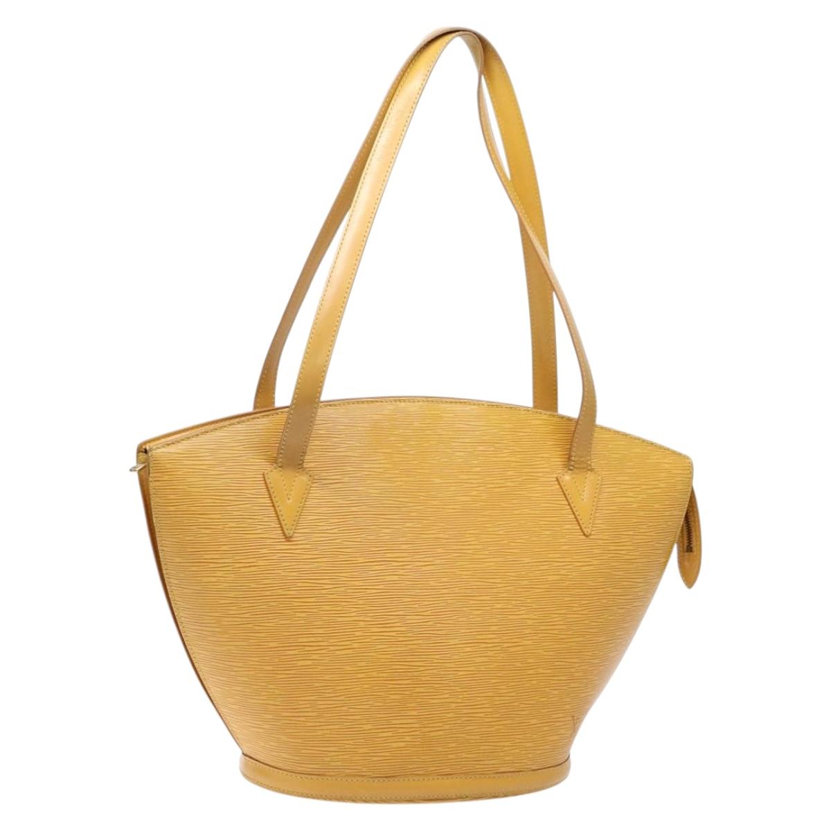 LOUIS VUITTON Epi Saint Jacques Shopping Shoulder Bag Yellow M52269 Auth 141419