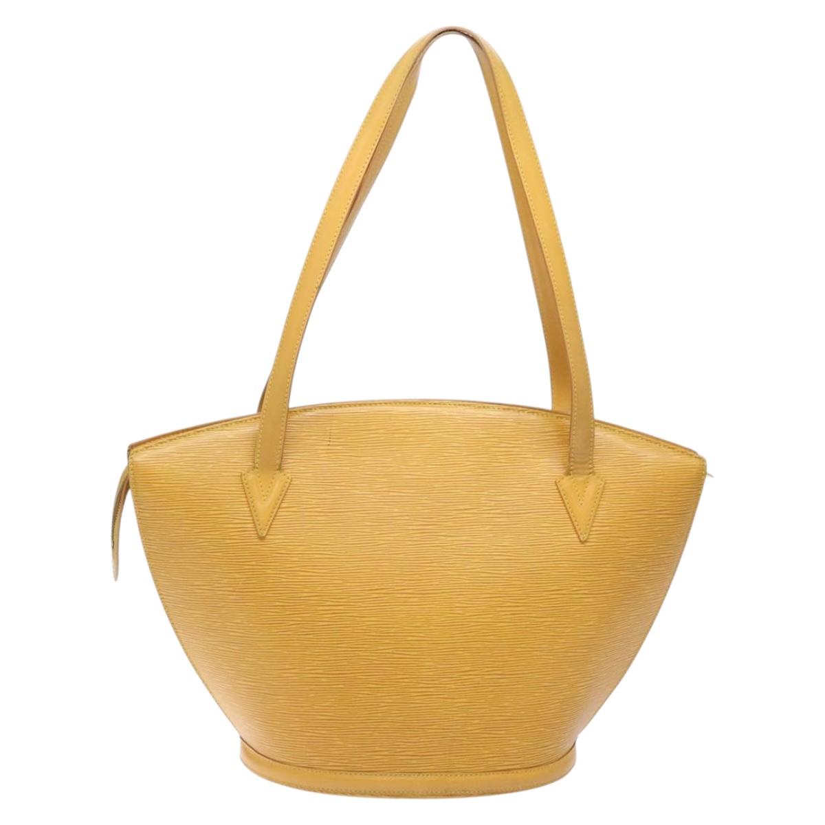 LOUIS VUITTON Epi Saint Jacques Shopping Shoulder Bag Yellow M52269 Auth 141419