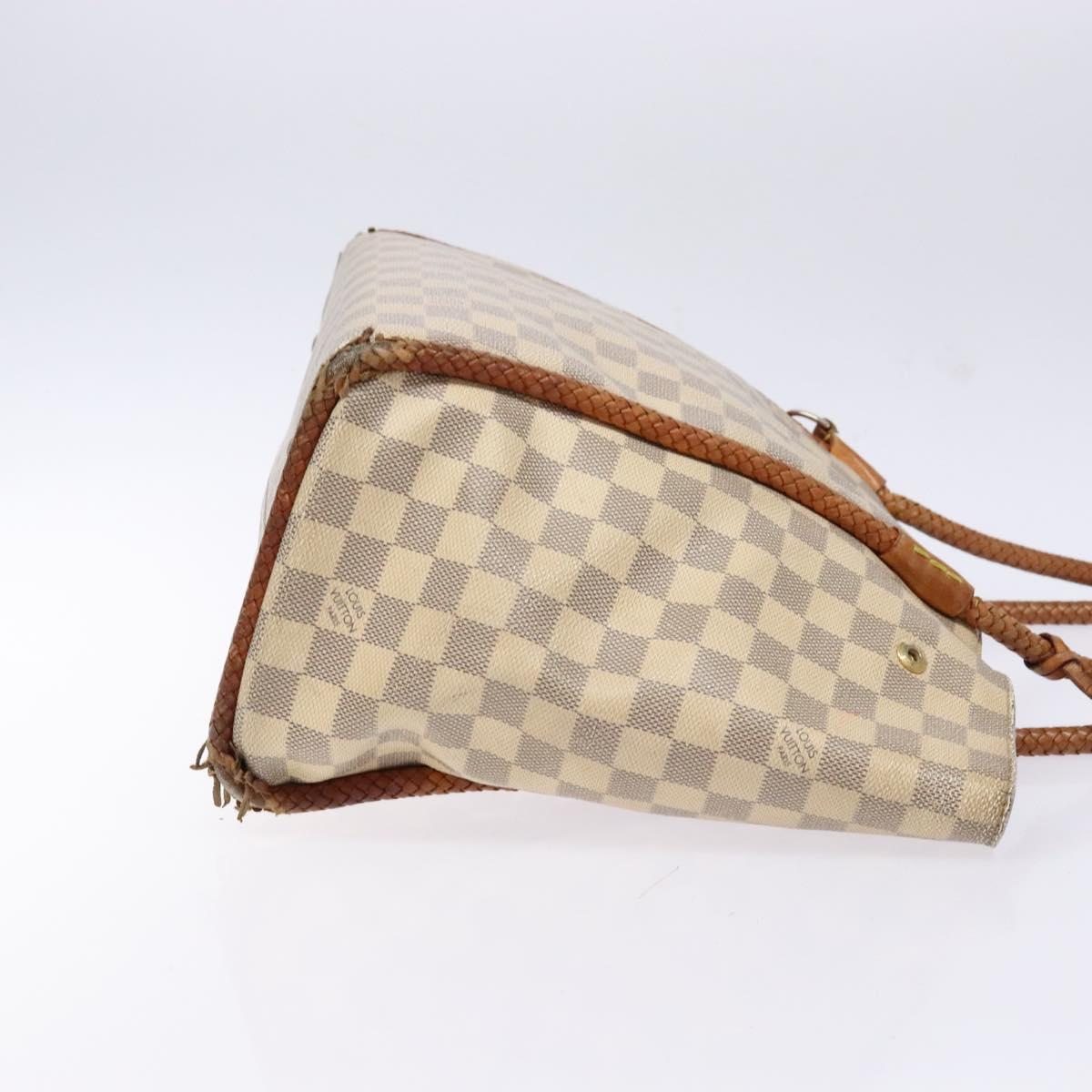 LOUIS VUITTON Damier Azur Propriano Tote Bag N44027 LV Auth 141434