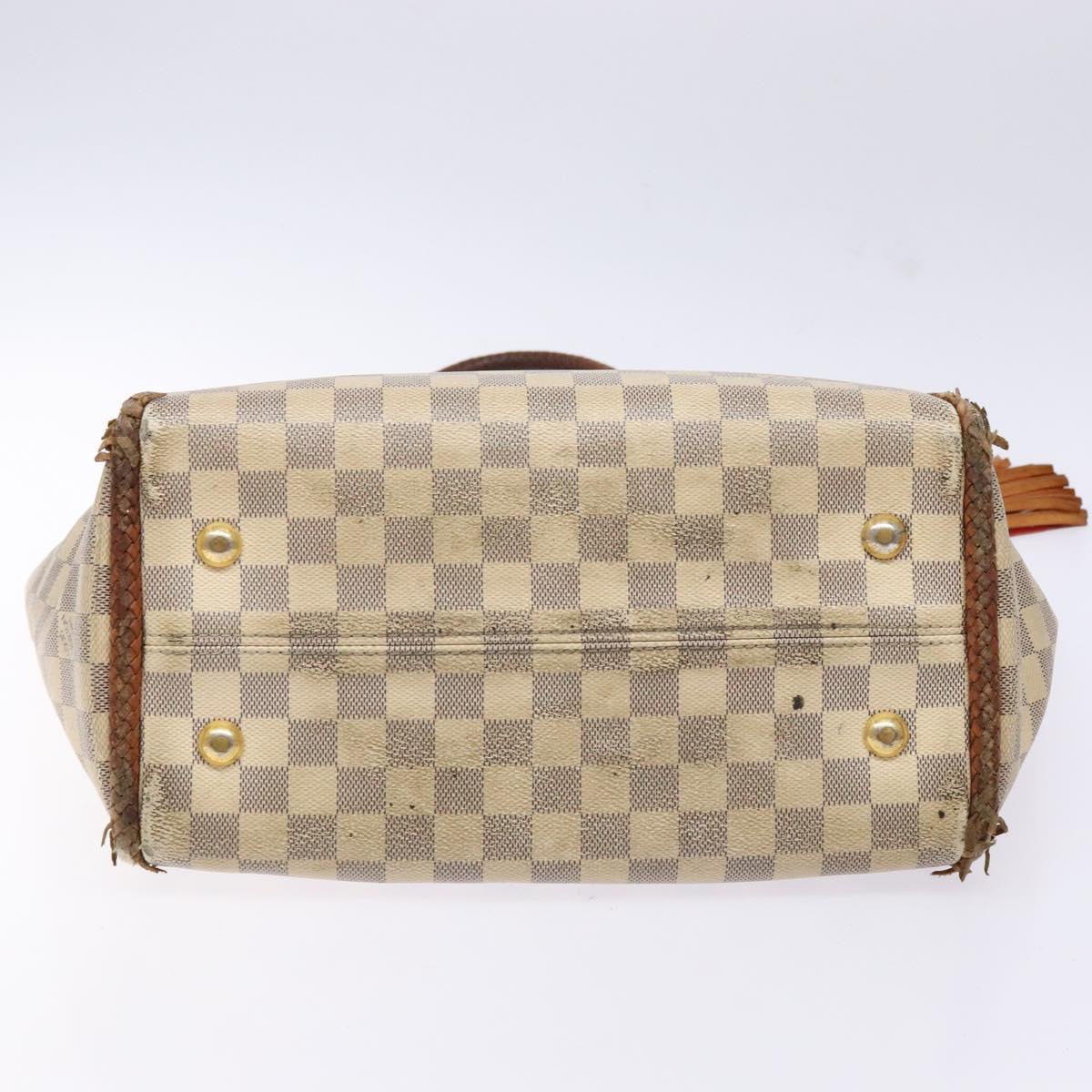LOUIS VUITTON Damier Azur Propriano Tote Bag N44027 LV Auth 141434