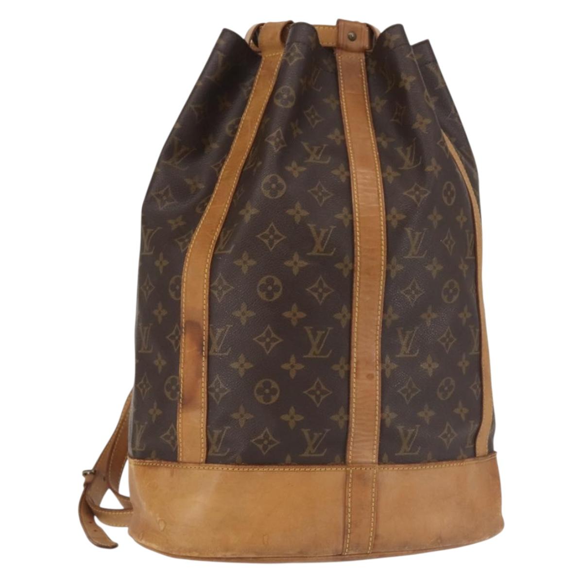 LOUIS VUITTON Monogram Randonnee GM Shoulder Bag M42244 LV Auth 141436