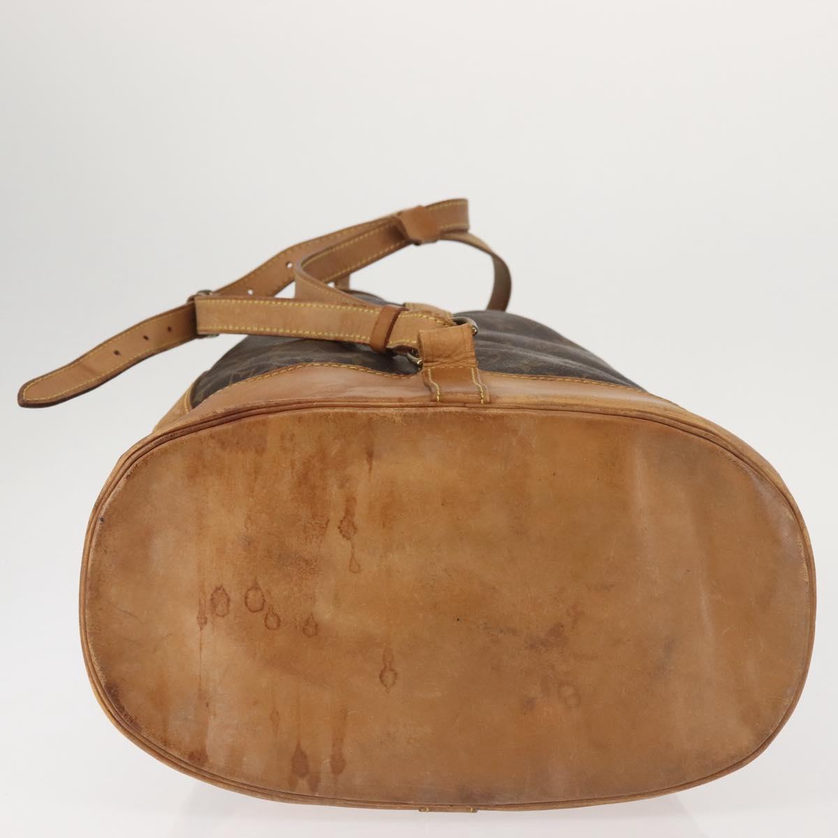 LOUIS VUITTON Monogram Randonnee GM Shoulder Bag M42244 LV Auth 141436