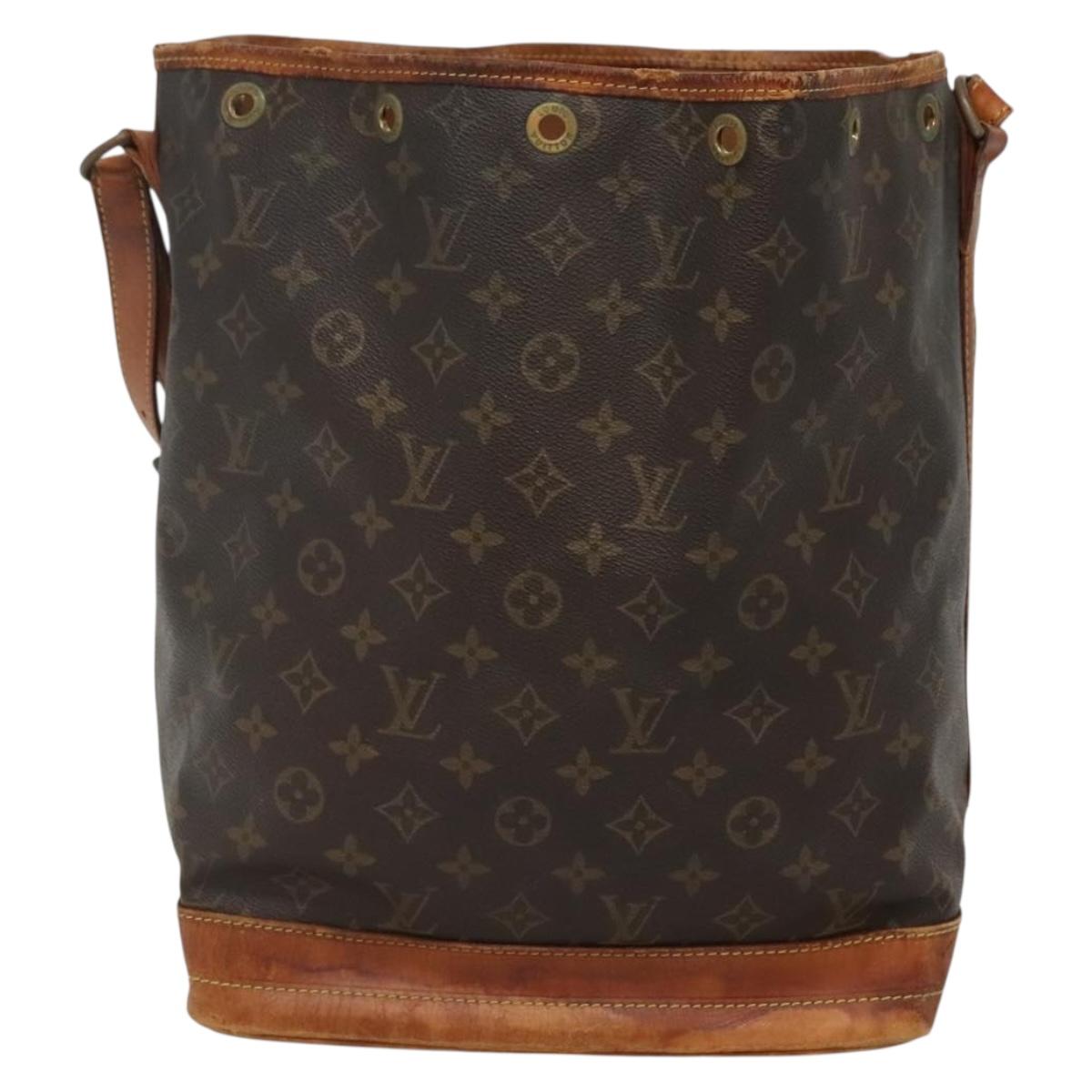 LOUIS VUITTON Monogram Noe Shoulder Bag M42224 LV Auth 141437
