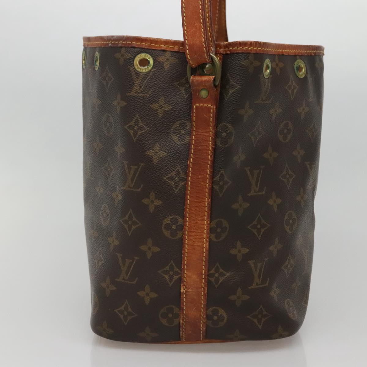LOUIS VUITTON Monogram Petit Noe Shoulder Bag M42226 LV Auth 141439