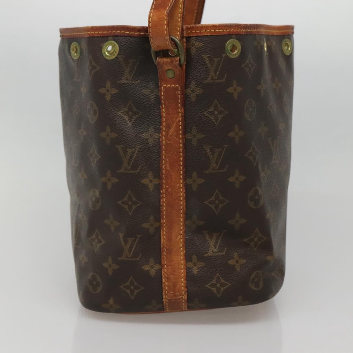 LOUIS VUITTON Monogram Petit Noe Shoulder Bag M42226 LV Auth 141439