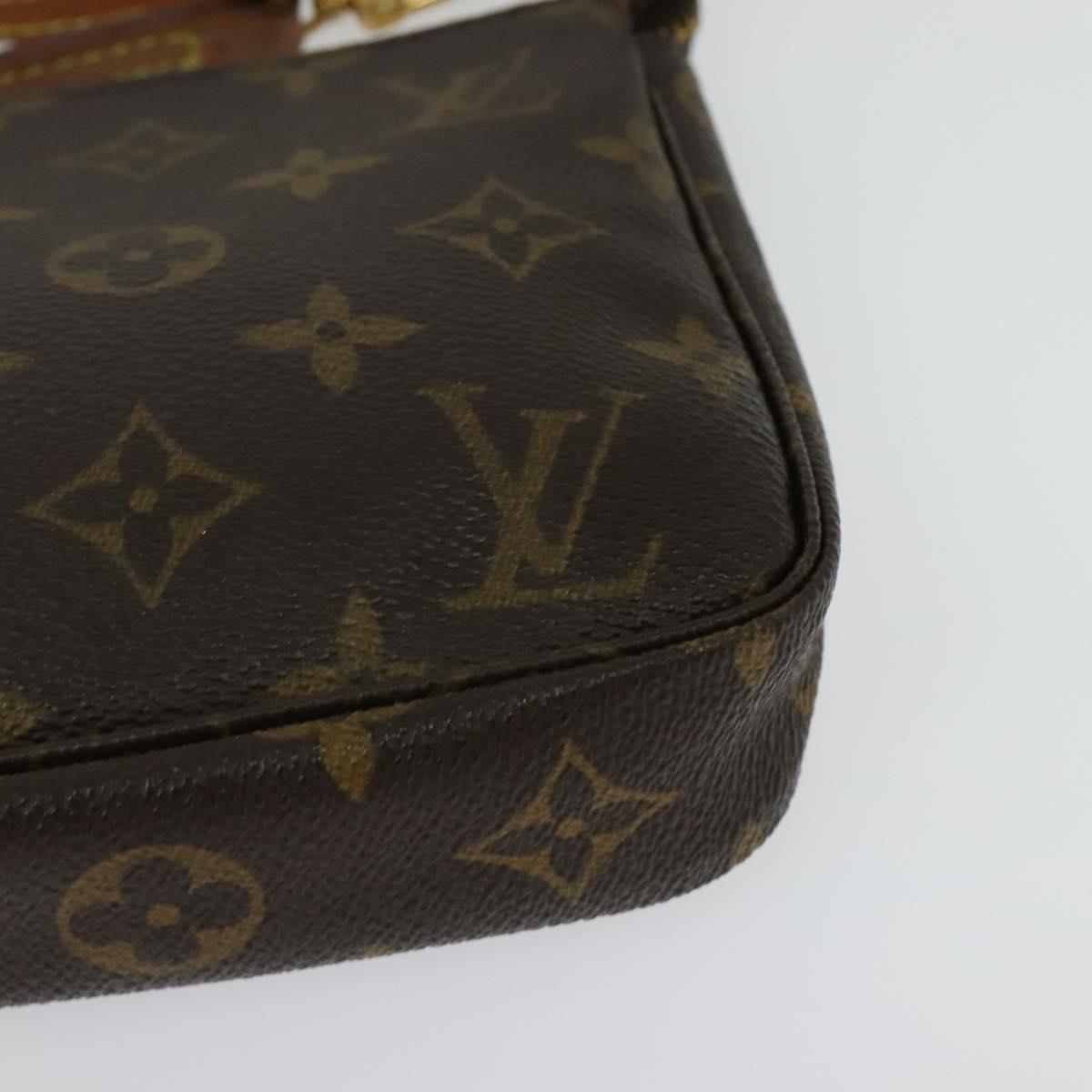 LOUIS VUITTON Monogram Pochette Accessoires Pouch M51980 LV Auth 141442