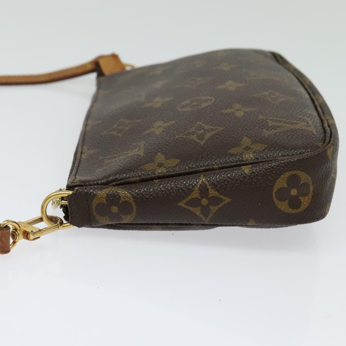 LOUIS VUITTON Monogram Pochette Accessoires Pouch M51980 LV Auth 141442