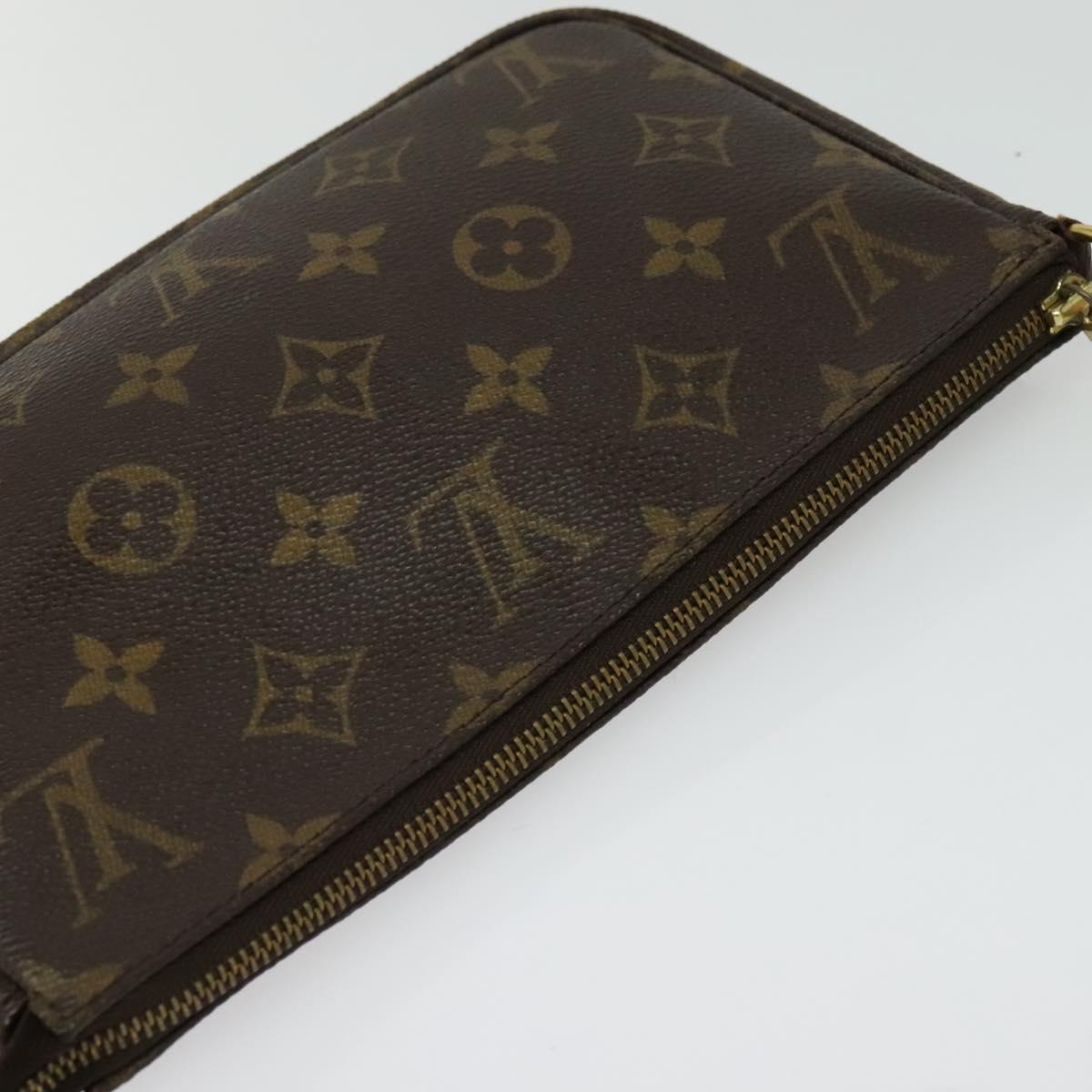 LOUIS VUITTON Monogram Pochette Accessoires Pouch M51980 LV Auth 141442