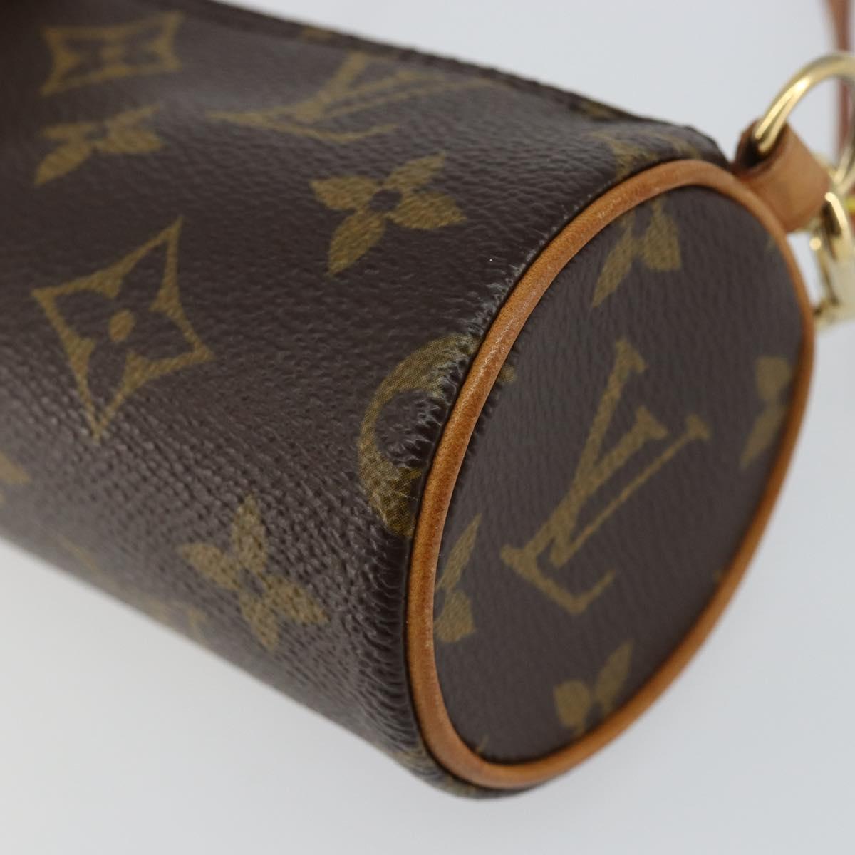 LOUIS VUITTON Monogram Papillon Pouch LV Auth 141444