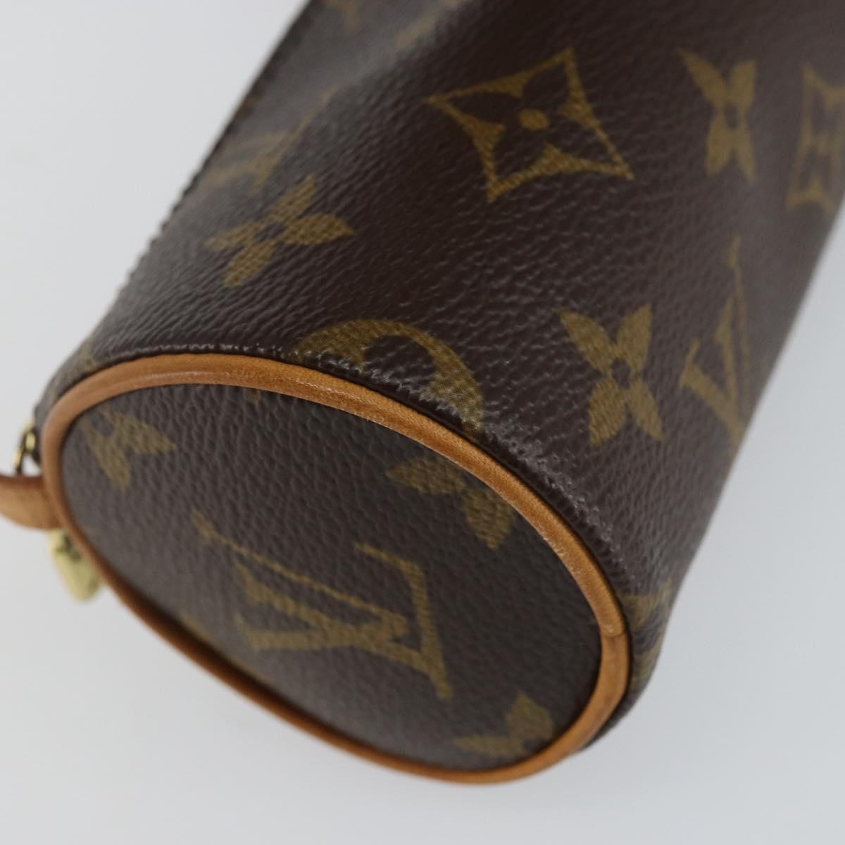 LOUIS VUITTON Monogram Papillon Pouch LV Auth 141444