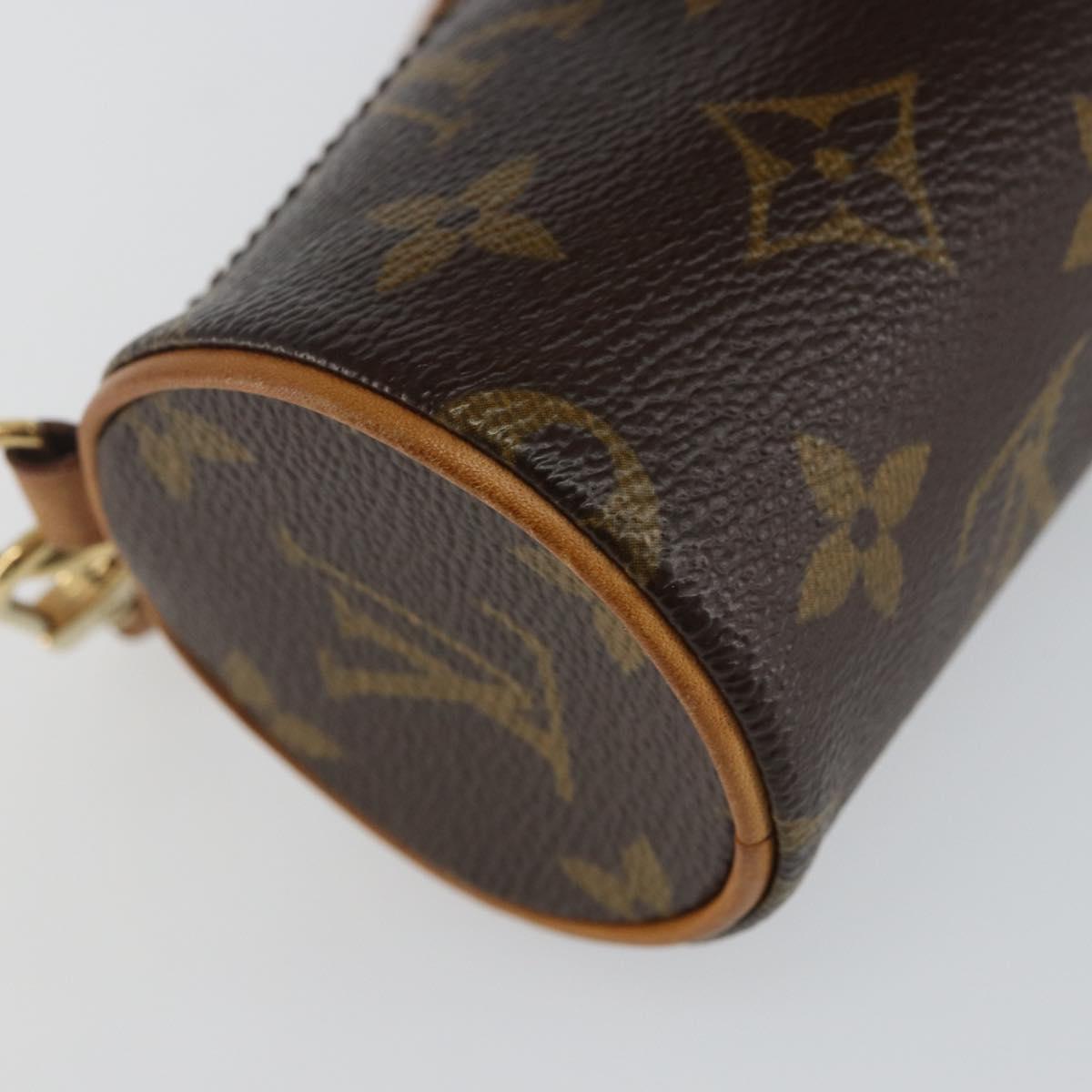 LOUIS VUITTON Monogram Papillon Pouch LV Auth 141444