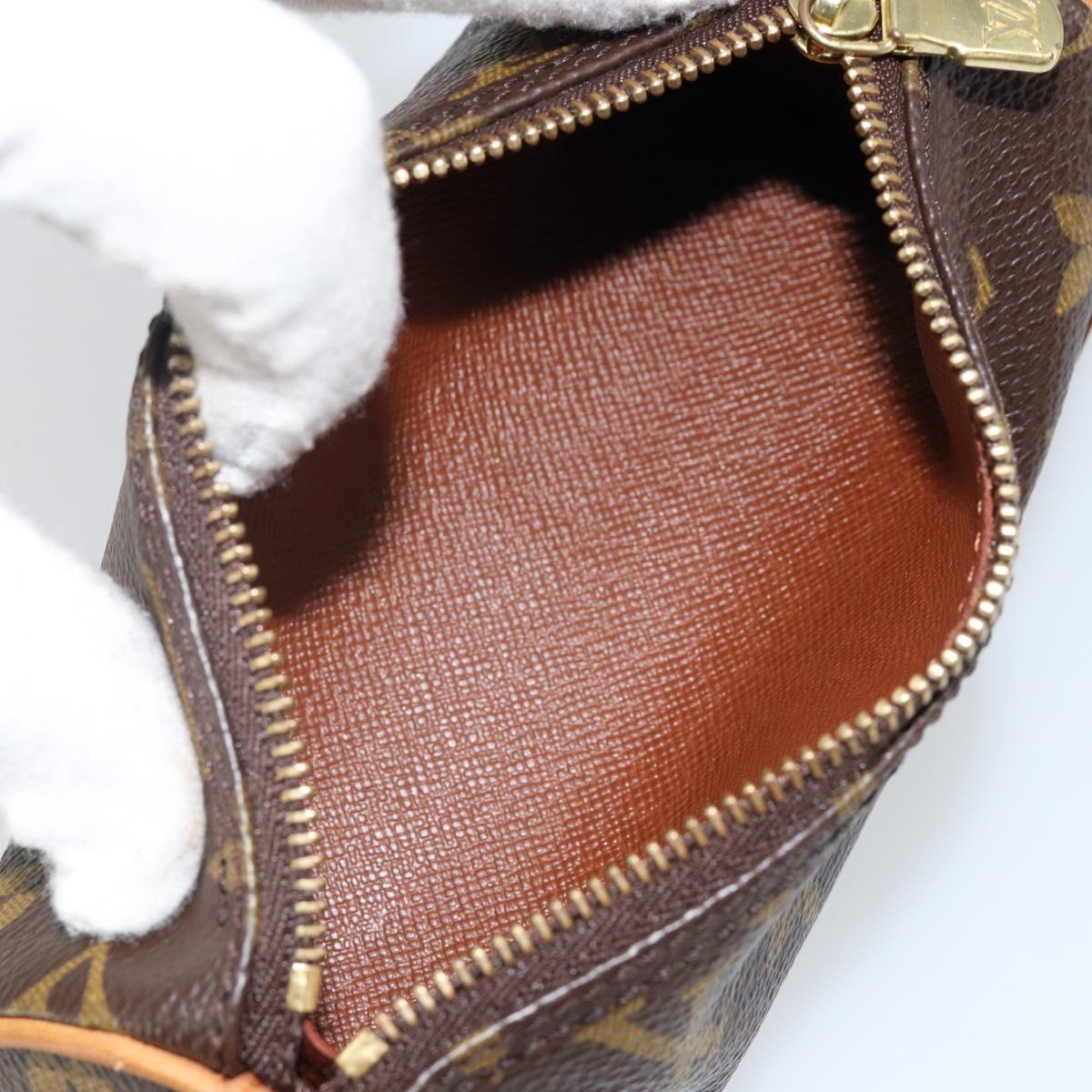 LOUIS VUITTON Monogram Papillon Pouch LV Auth 141444
