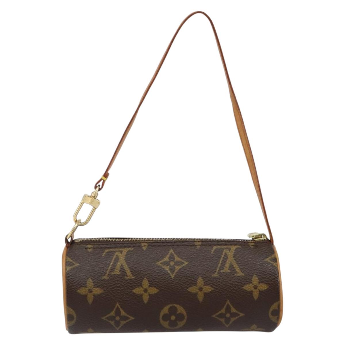 LOUIS VUITTON Monogram Papillon Pouch LV Auth 141444
