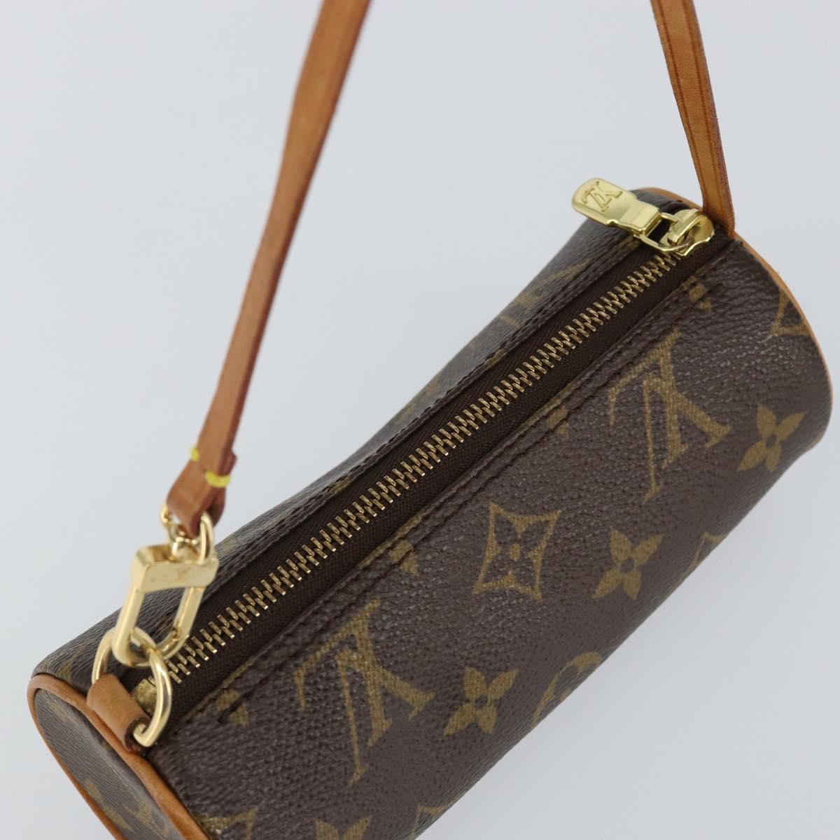 LOUIS VUITTON Monogram Papillon Pouch LV Auth 141444