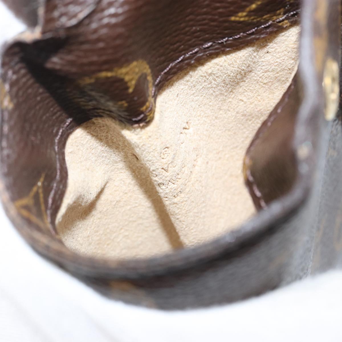 LOUIS VUITTON Monogram Etui Lunette MM Glasses Case M66544 LV Auth 141445