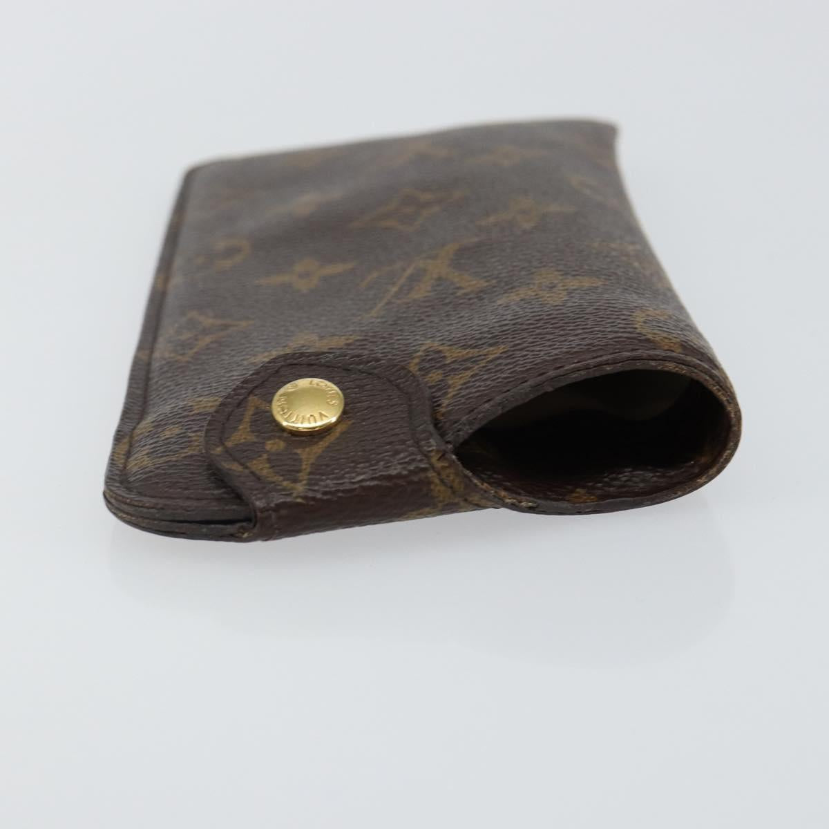 LOUIS VUITTON Monogram Etui Lunette MM Glasses Case M66544 LV Auth 141445