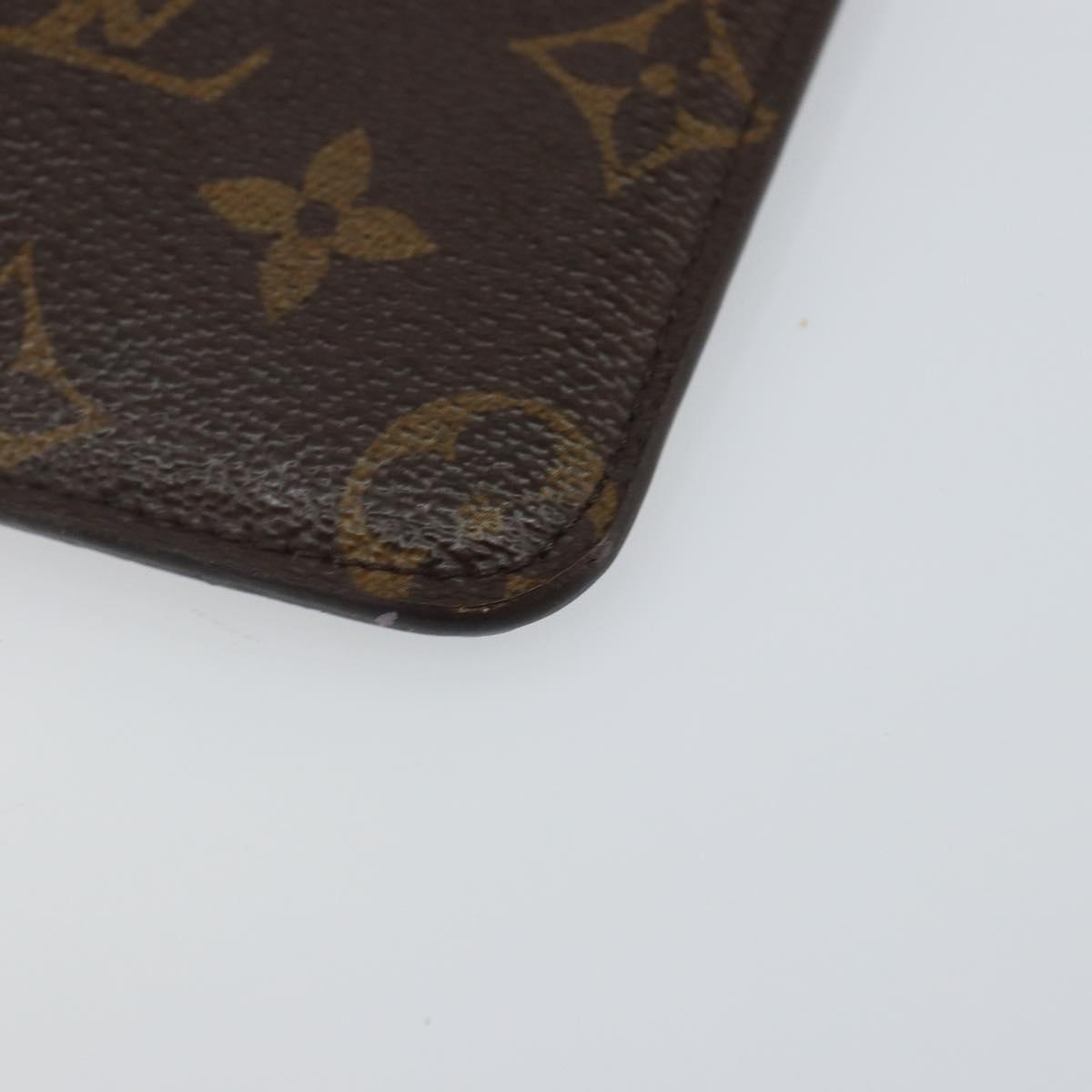 LOUIS VUITTON Monogram Etui Lunette MM Glasses Case M66544 LV Auth 141445