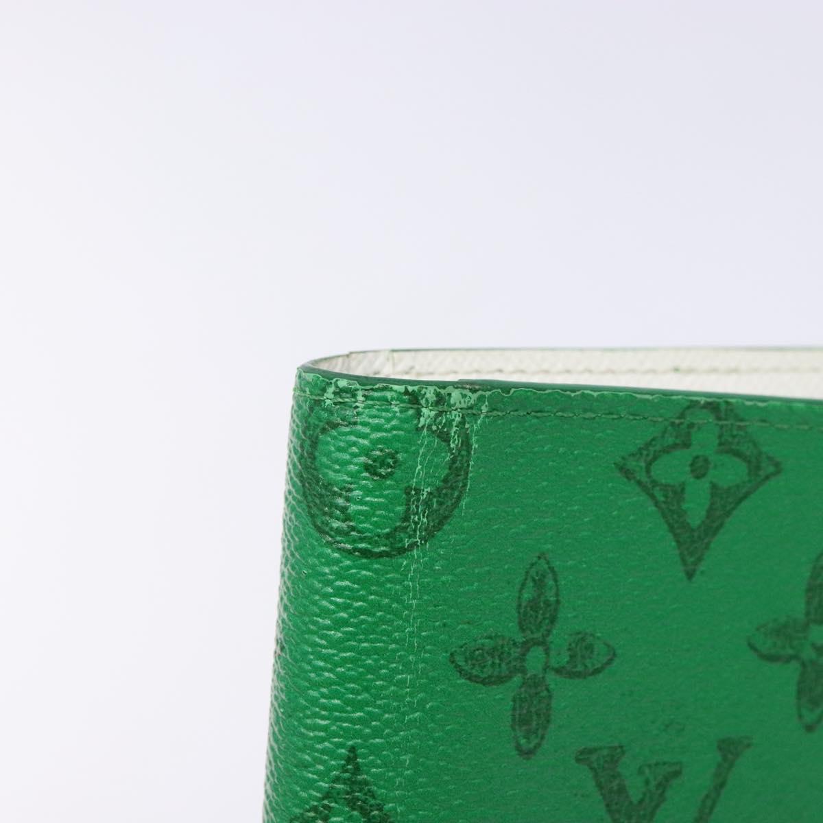 LOUIS VUITTON Monogram Everyday Portefeuille Brazza Green M80801 LV Auth 141451