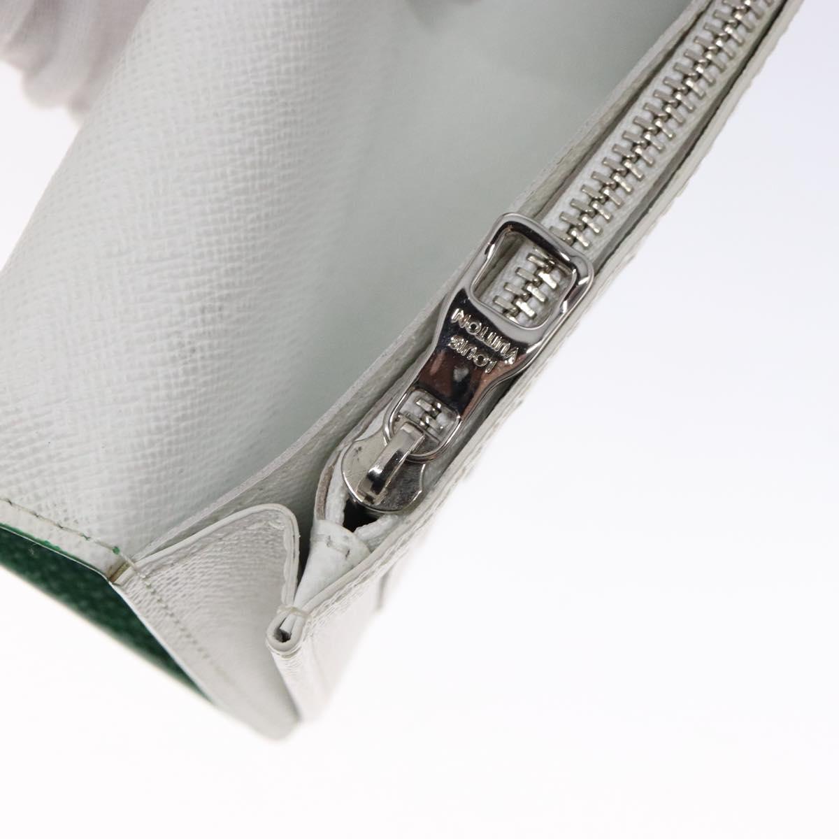 LOUIS VUITTON Monogram Everyday Portefeuille Brazza Green M80801 LV Auth 141451