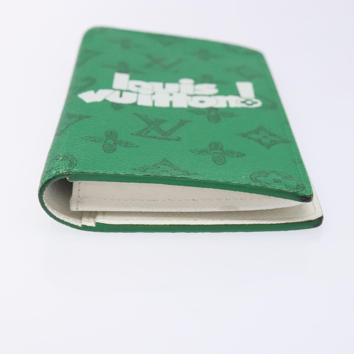 LOUIS VUITTON Monogram Everyday Portefeuille Brazza Green M80801 LV Auth 141451