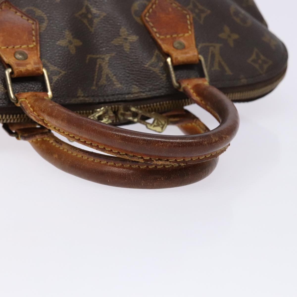 LOUIS VUITTON Monogram Alma Hand Bag M51130 LV Auth 141474