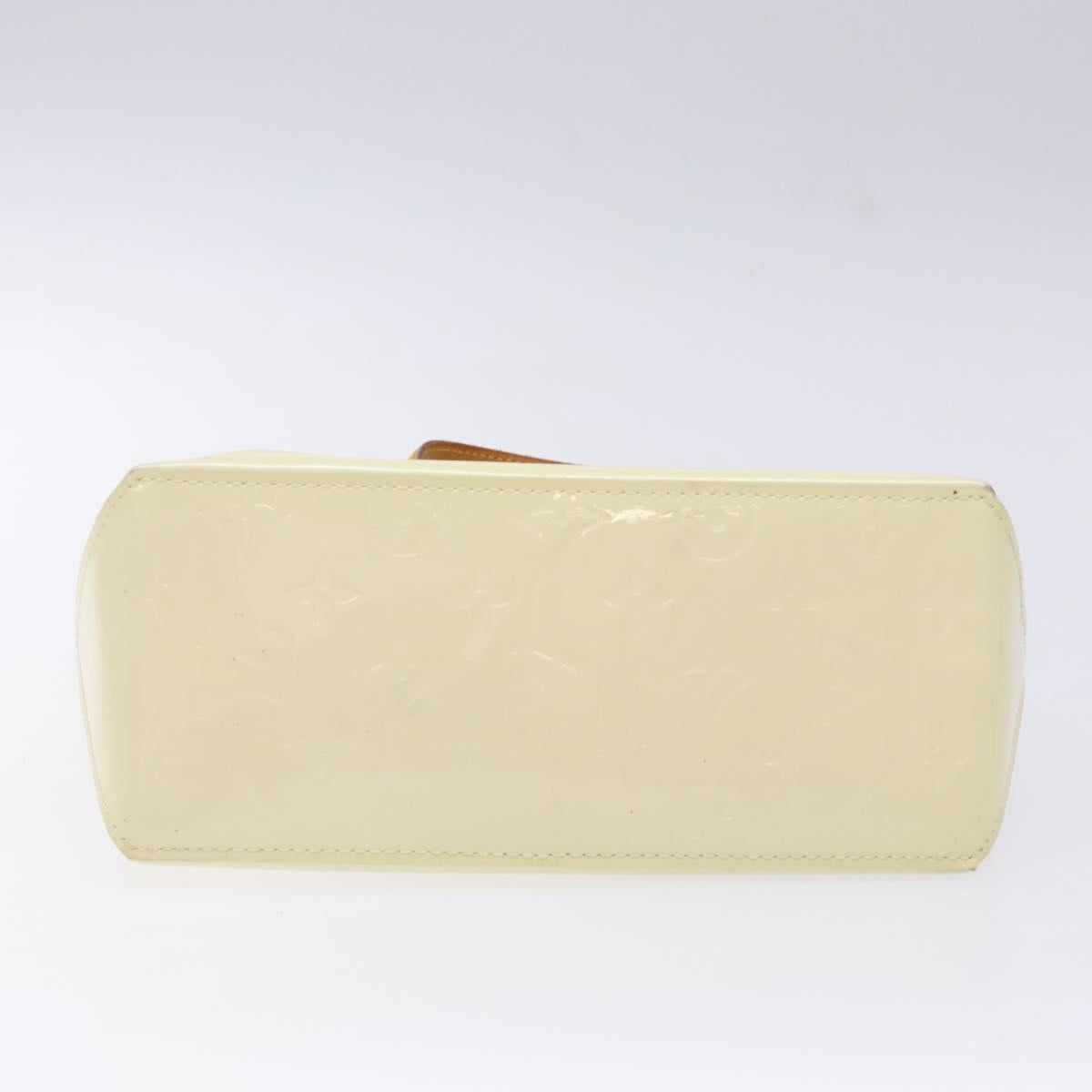 LOUIS VUITTON Monogram Vernis Reade PM Hand Bag Perle M91336 LV Auth 141487