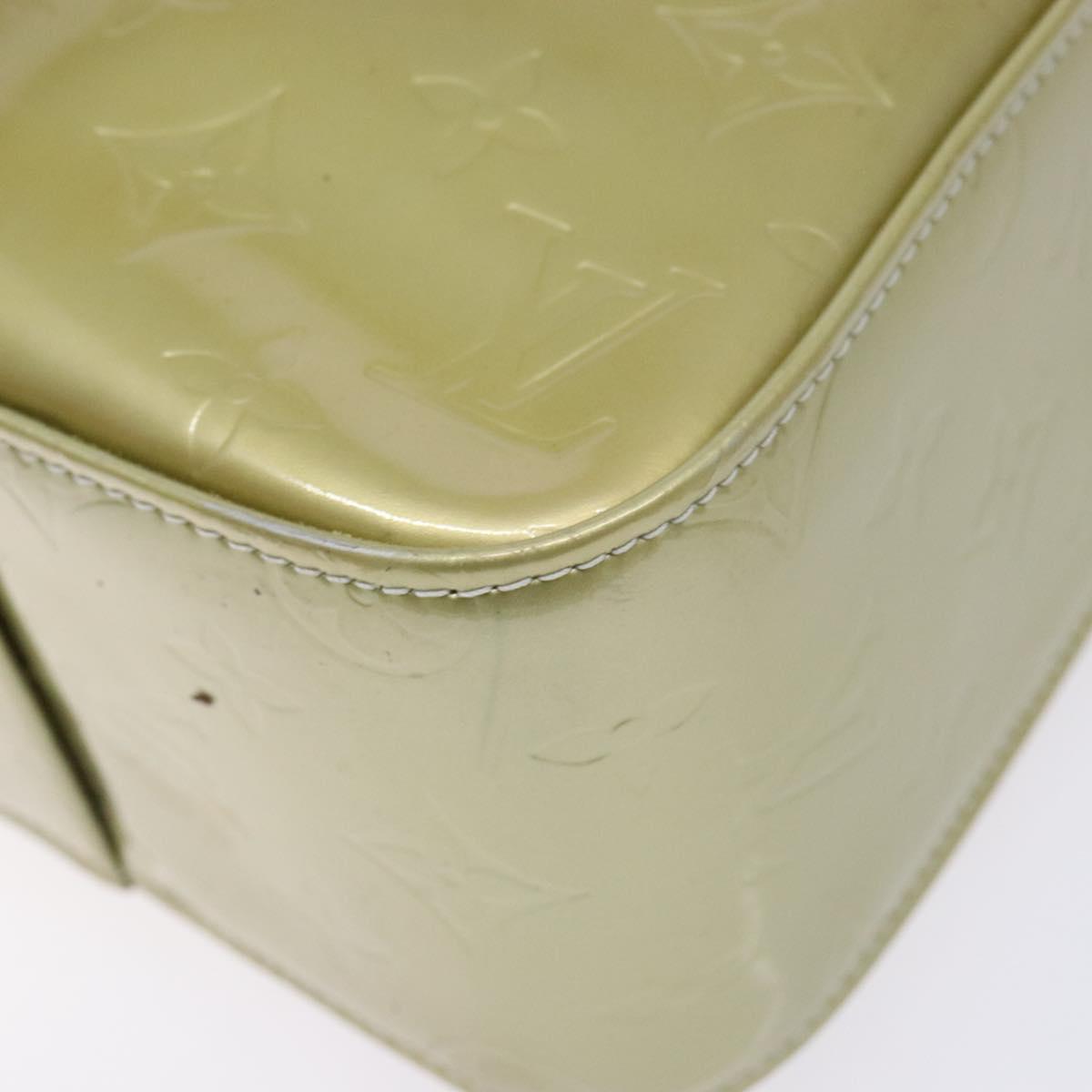 LOUIS VUITTON Monogram Vernis Columbus Tote Bag Gris M91028 LV Auth 141489