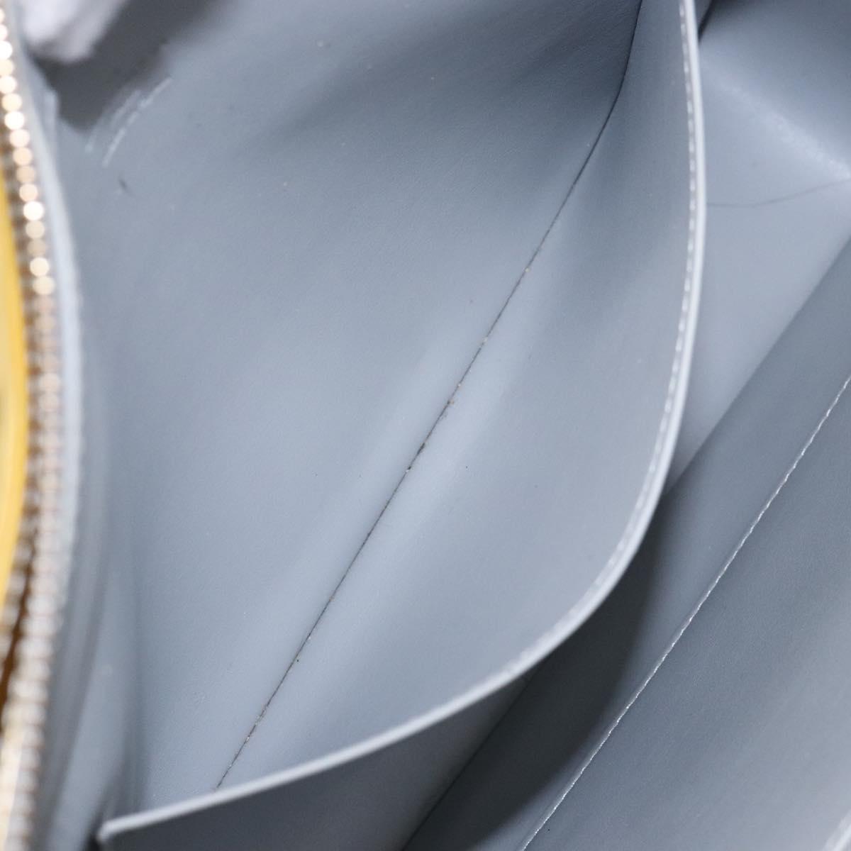 LOUIS VUITTON Monogram Vernis Columbus Tote Bag Gris M91028 LV Auth 141489