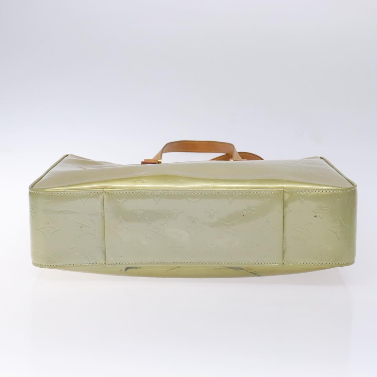 LOUIS VUITTON Monogram Vernis Columbus Tote Bag Gris M91028 LV Auth 141489