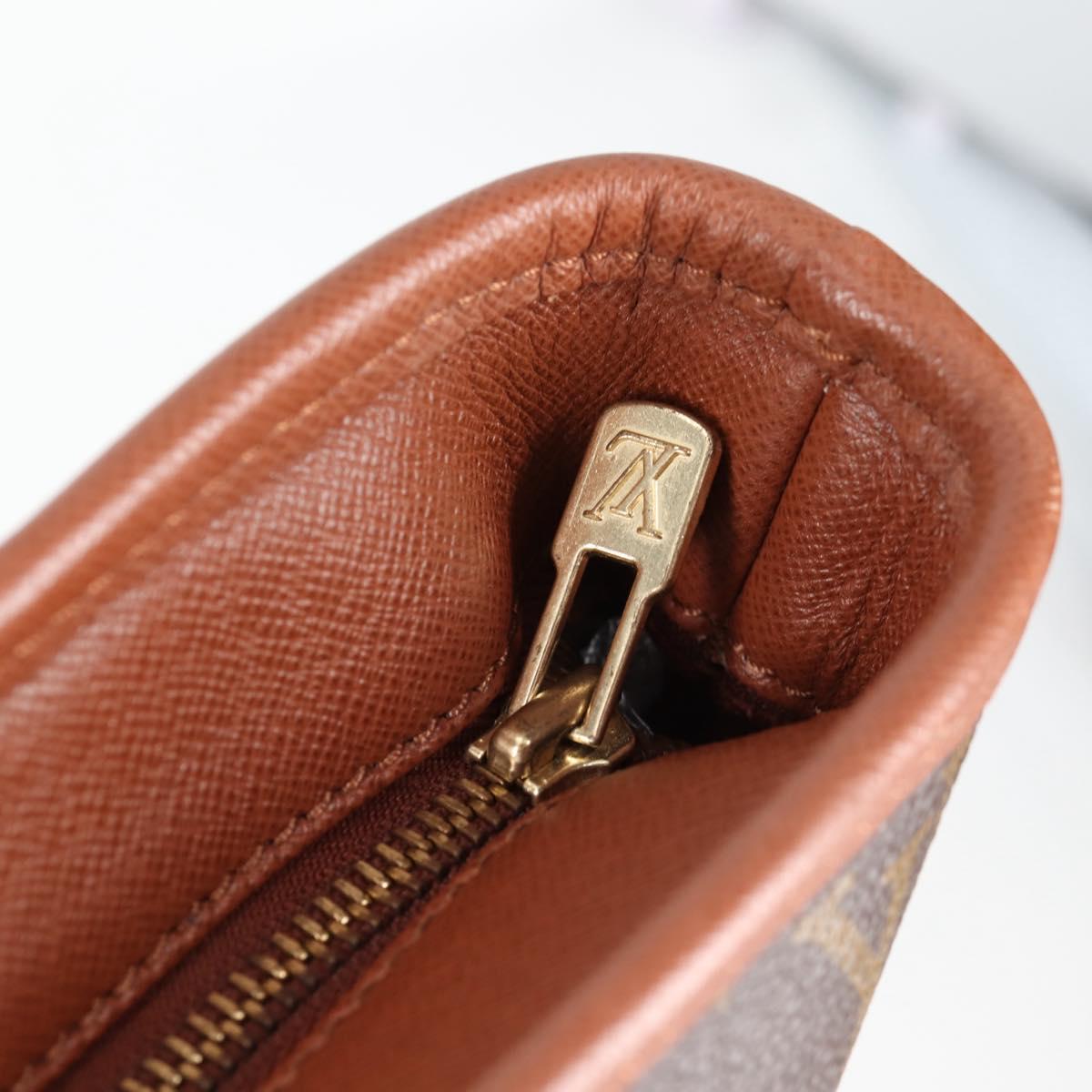 LOUIS VUITTON Monogram Sac Weekend PM Hand Bag M42425 LV Auth 141490