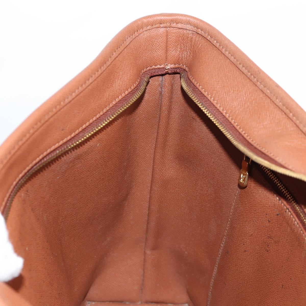 LOUIS VUITTON Monogram Sac Weekend PM Hand Bag M42425 LV Auth 141490