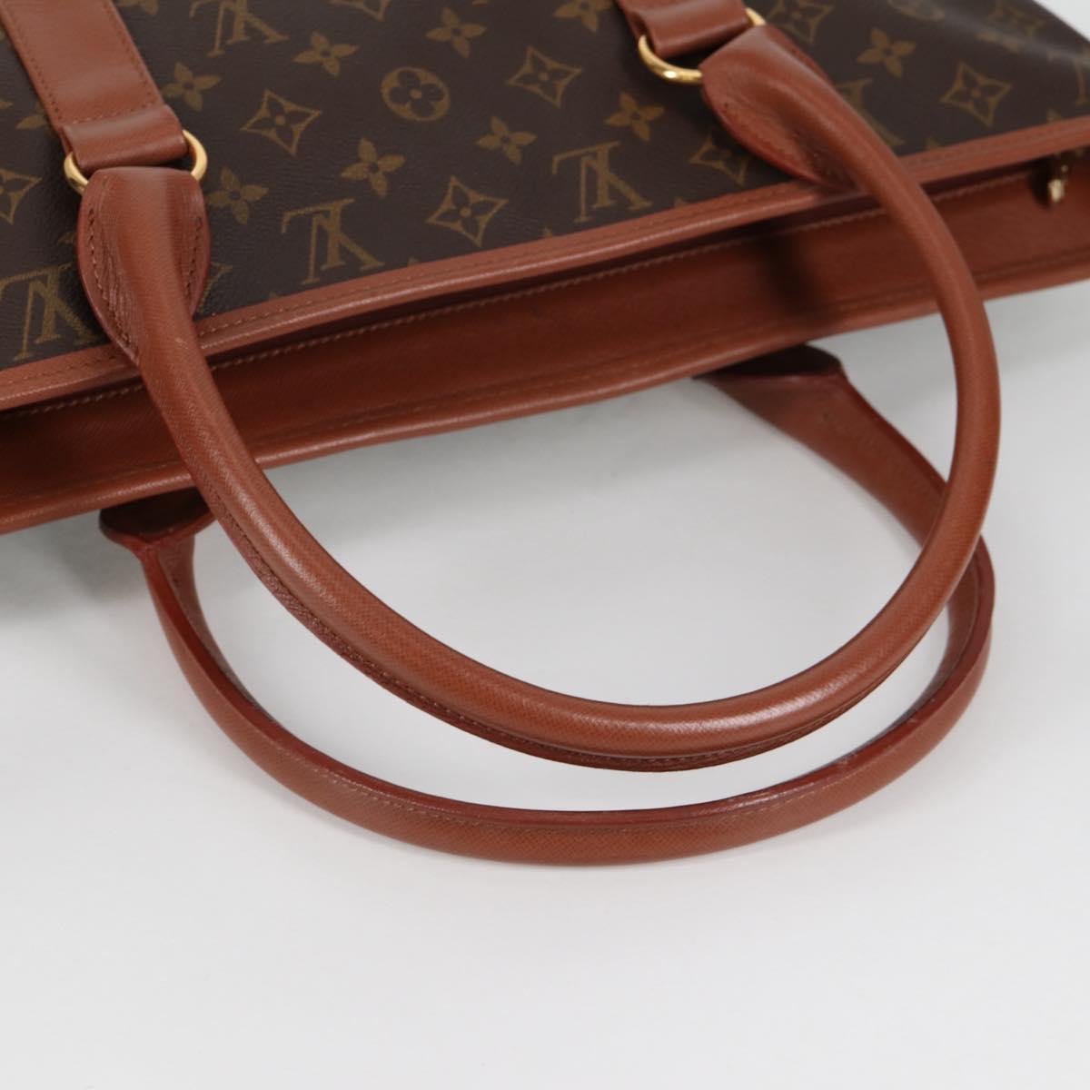 LOUIS VUITTON Monogram Sac Weekend PM Hand Bag M42425 LV Auth 141490