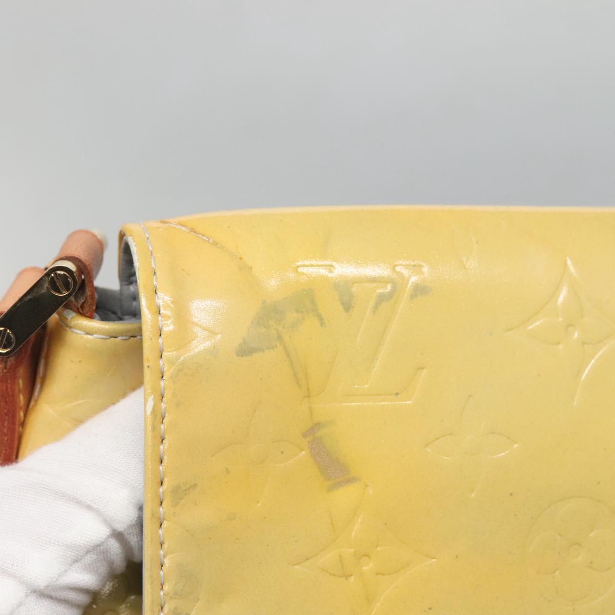 LOUIS VUITTON Monogram Vernis Thompson Street Bag Gris M91008 LV Auth 141503