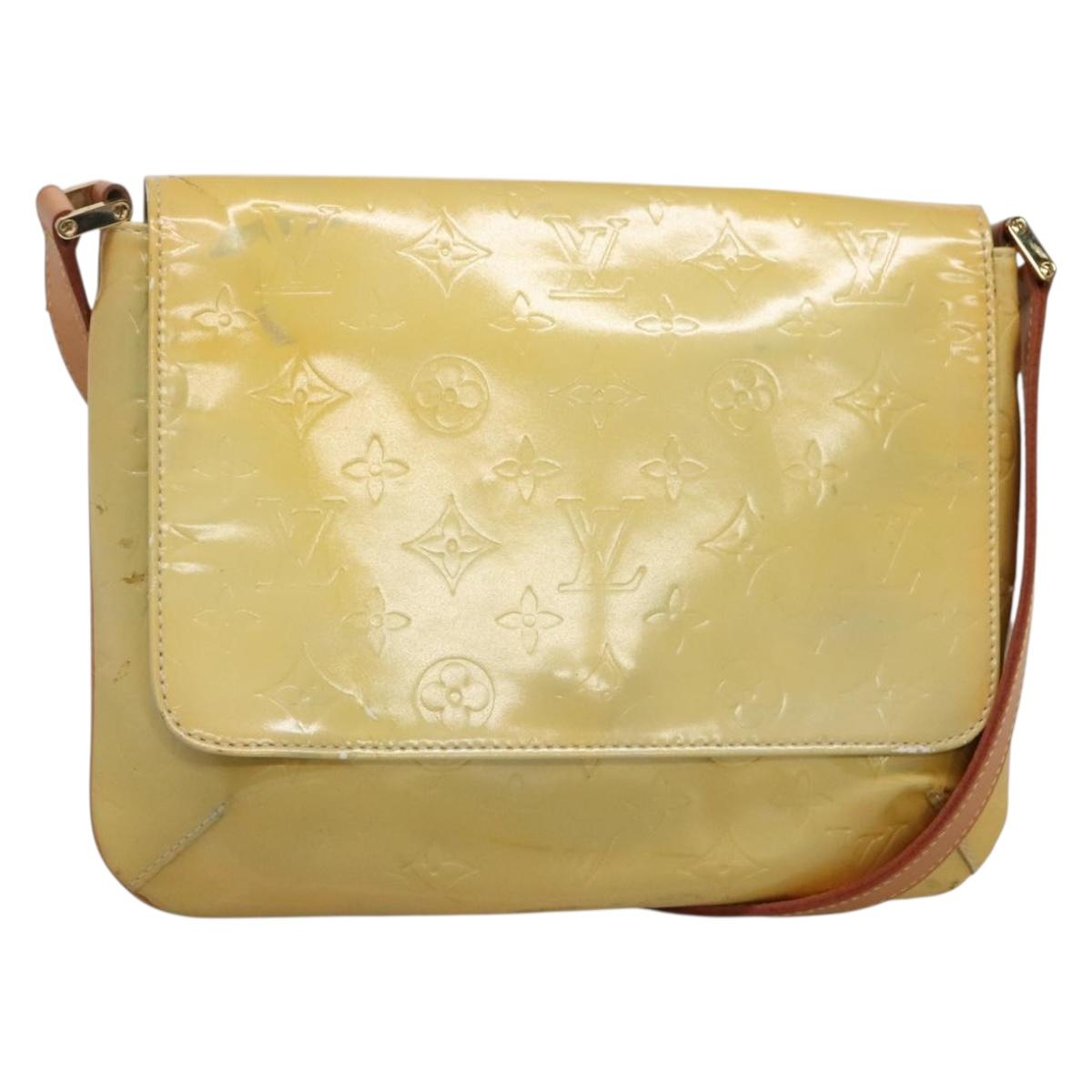 LOUIS VUITTON Monogram Vernis Thompson Street Bag Gris M91008 LV Auth 141503