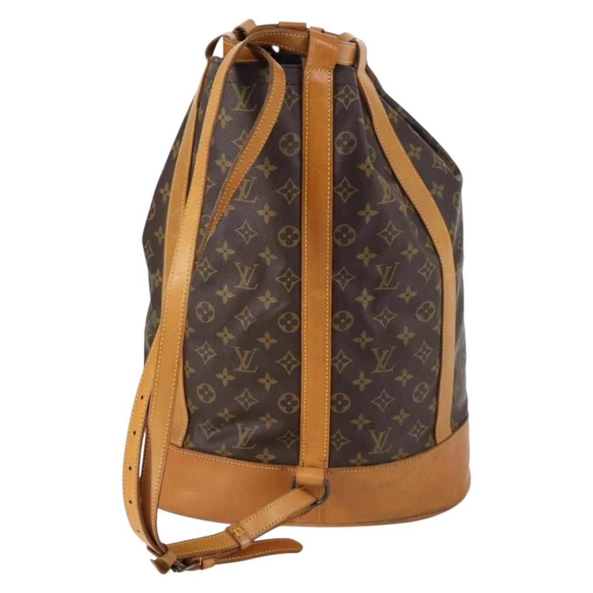 LOUIS VUITTON Monogram Randonnee GM Shoulder Bag M42244 LV Auth 141520