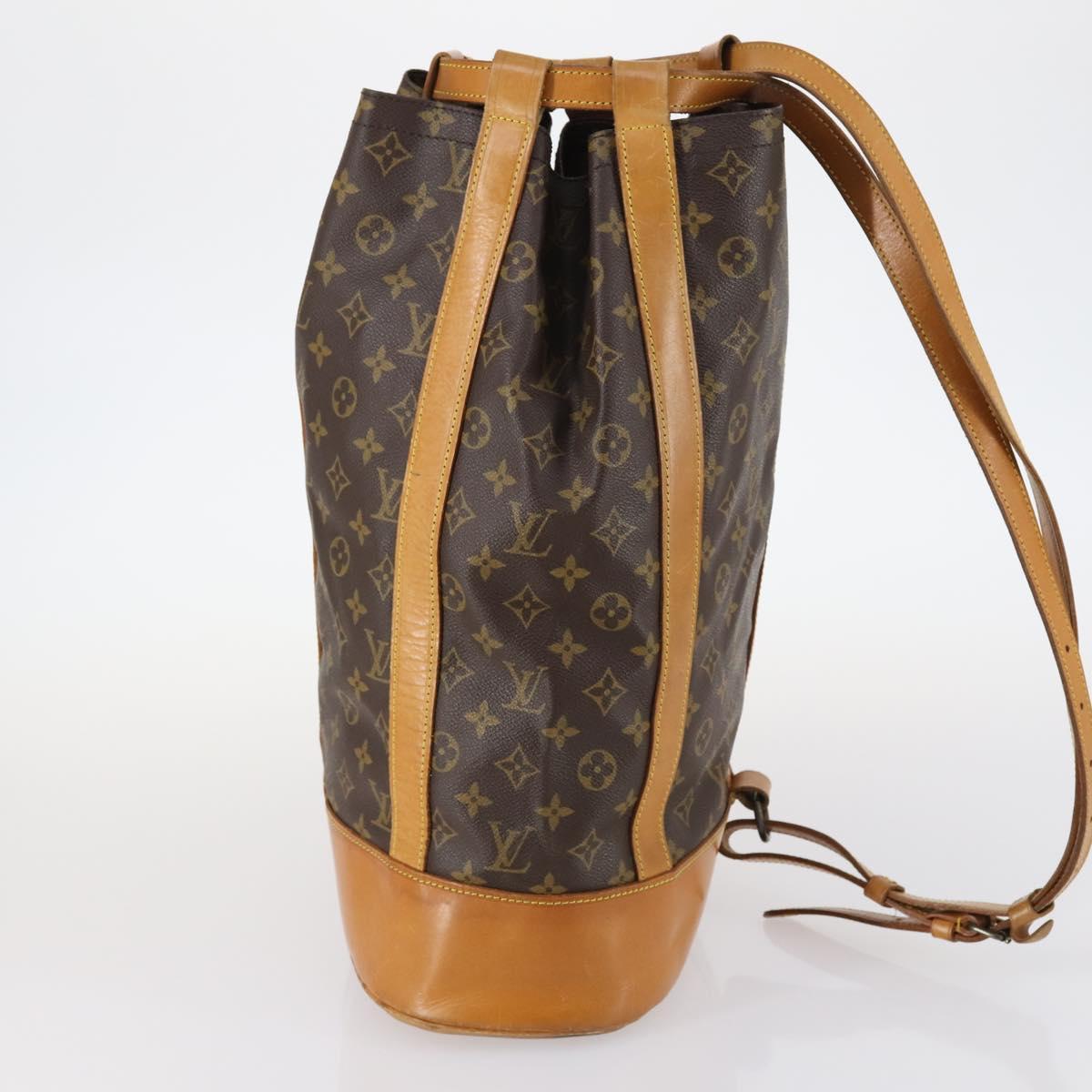 LOUIS VUITTON Monogram Randonnee GM Shoulder Bag M42244 LV Auth 141520