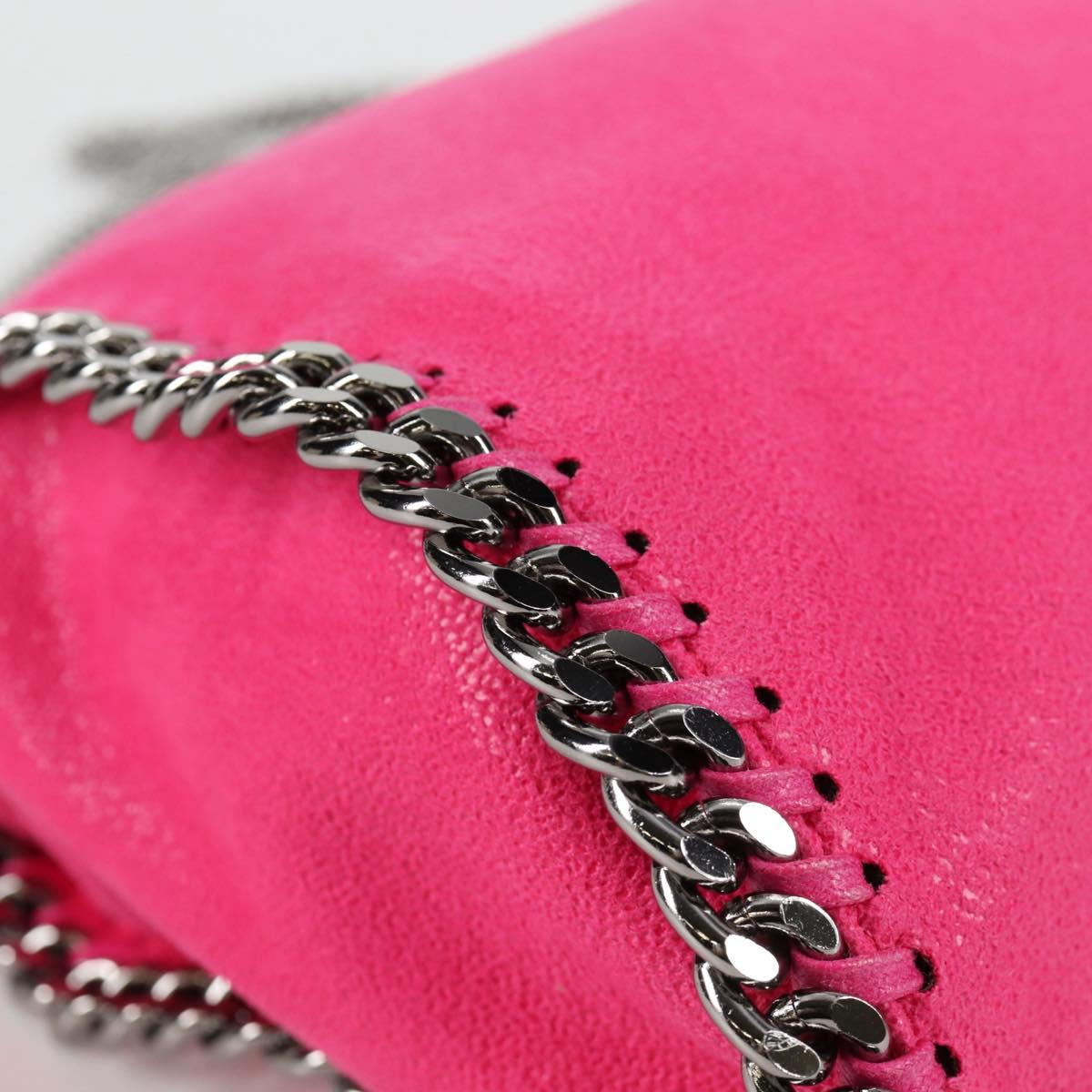 Stella MacCartney Chain Mini Falabella Bag Leather 2way Pink 371223 Auth 141523