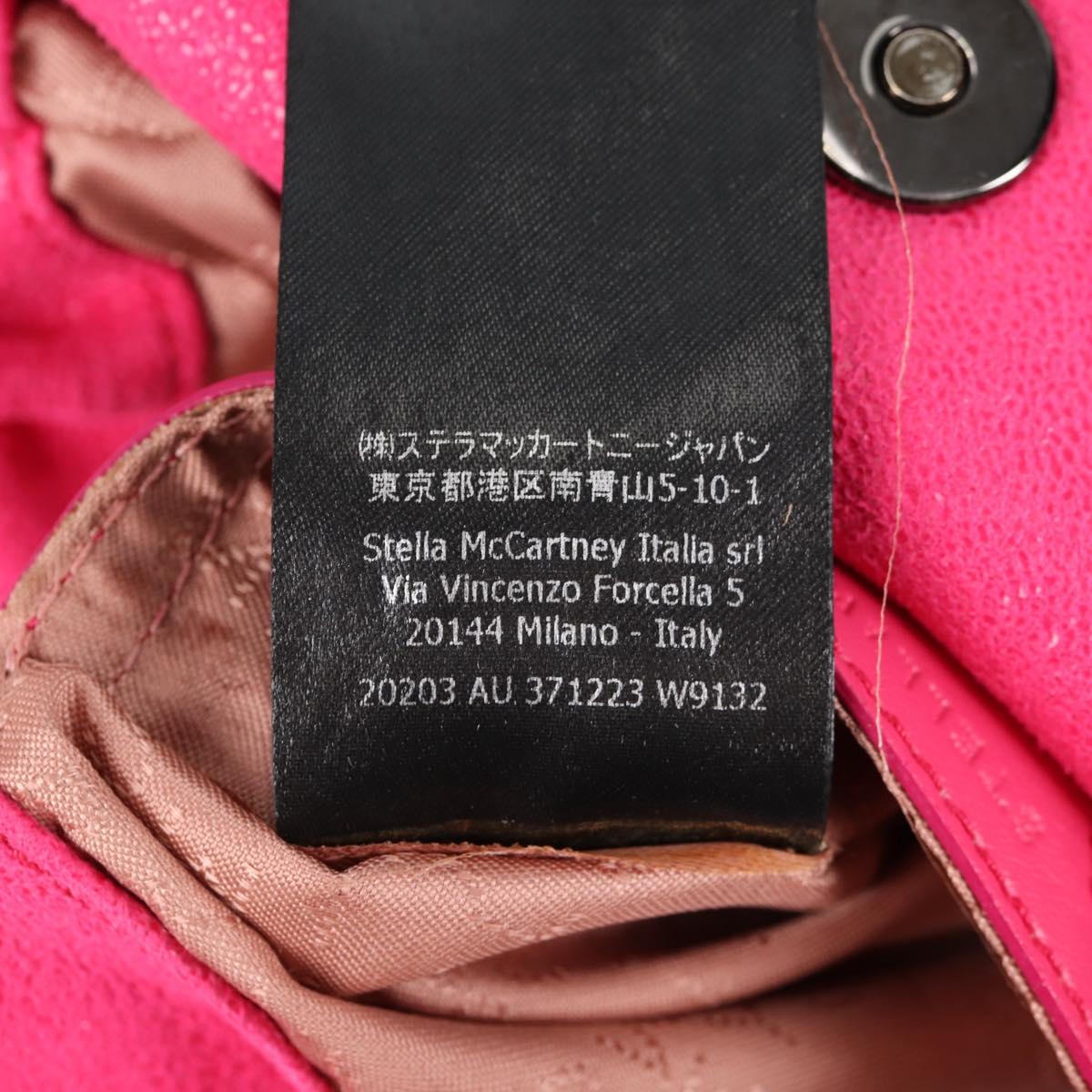 Stella MacCartney Chain Mini Falabella Bag Leather 2way Pink 371223 Auth 141523