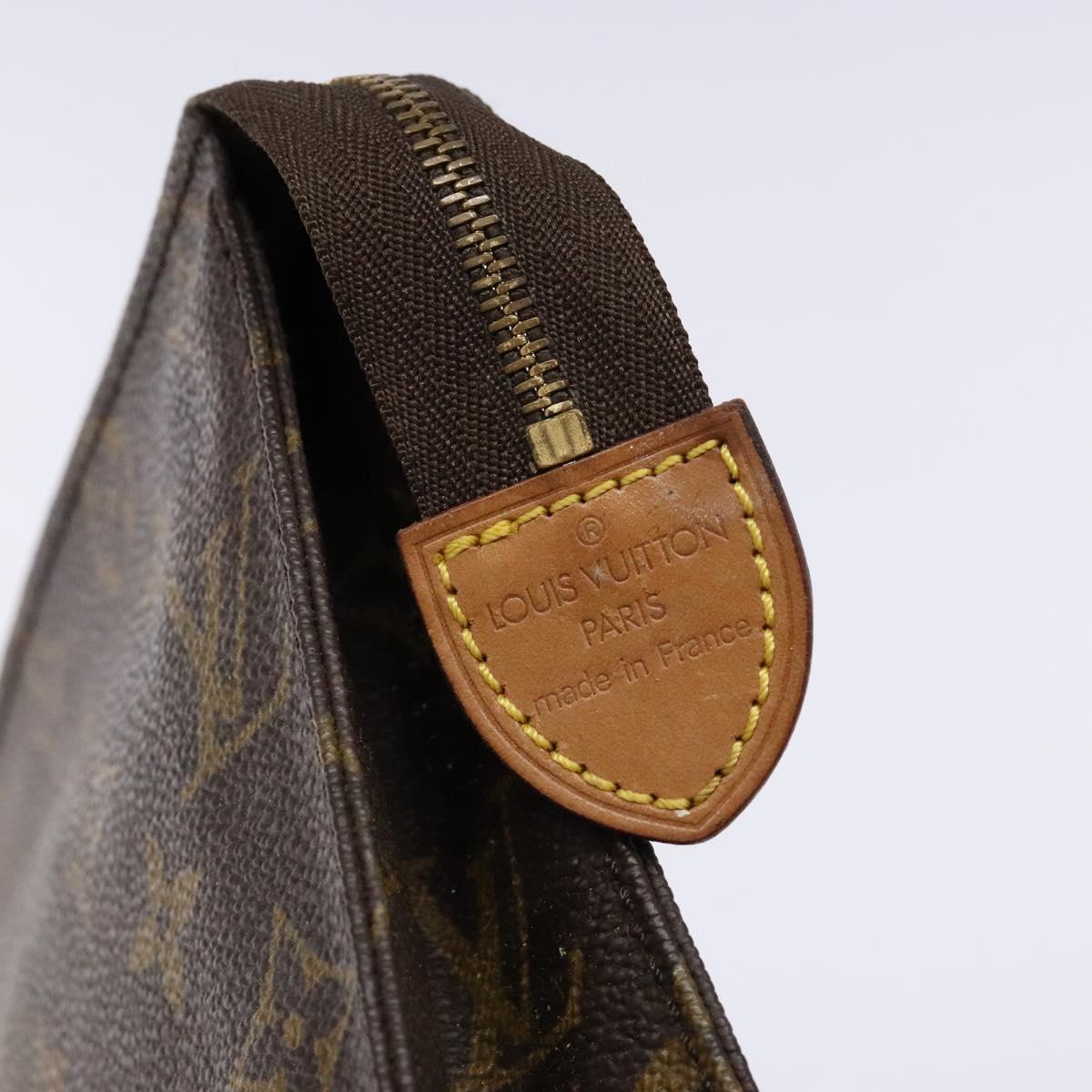 LOUIS VUITTON Monogram Poche Toilette 19 Pouch M47544 LV Auth 141539