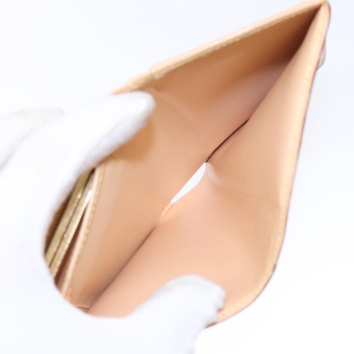 LOUIS VUITTON Multicolor Portefeuille Viennois Wallet White M92987 Auth 141553