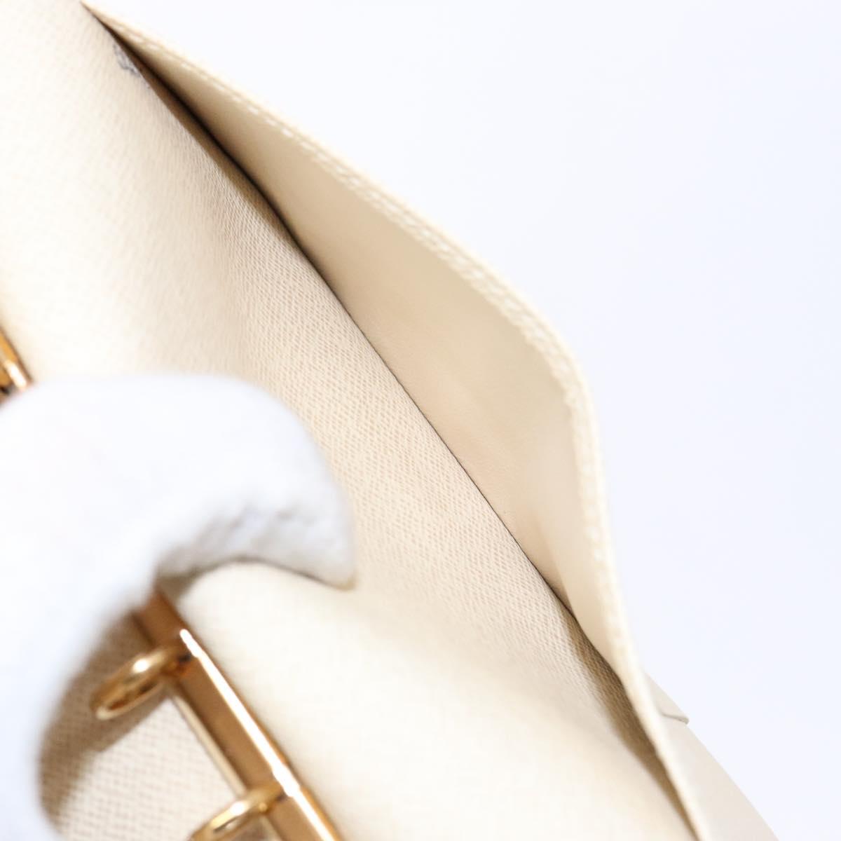 LOUIS VUITTON Damier Azur Agenda PM Day Planner Cover R20706 LV Auth 141555