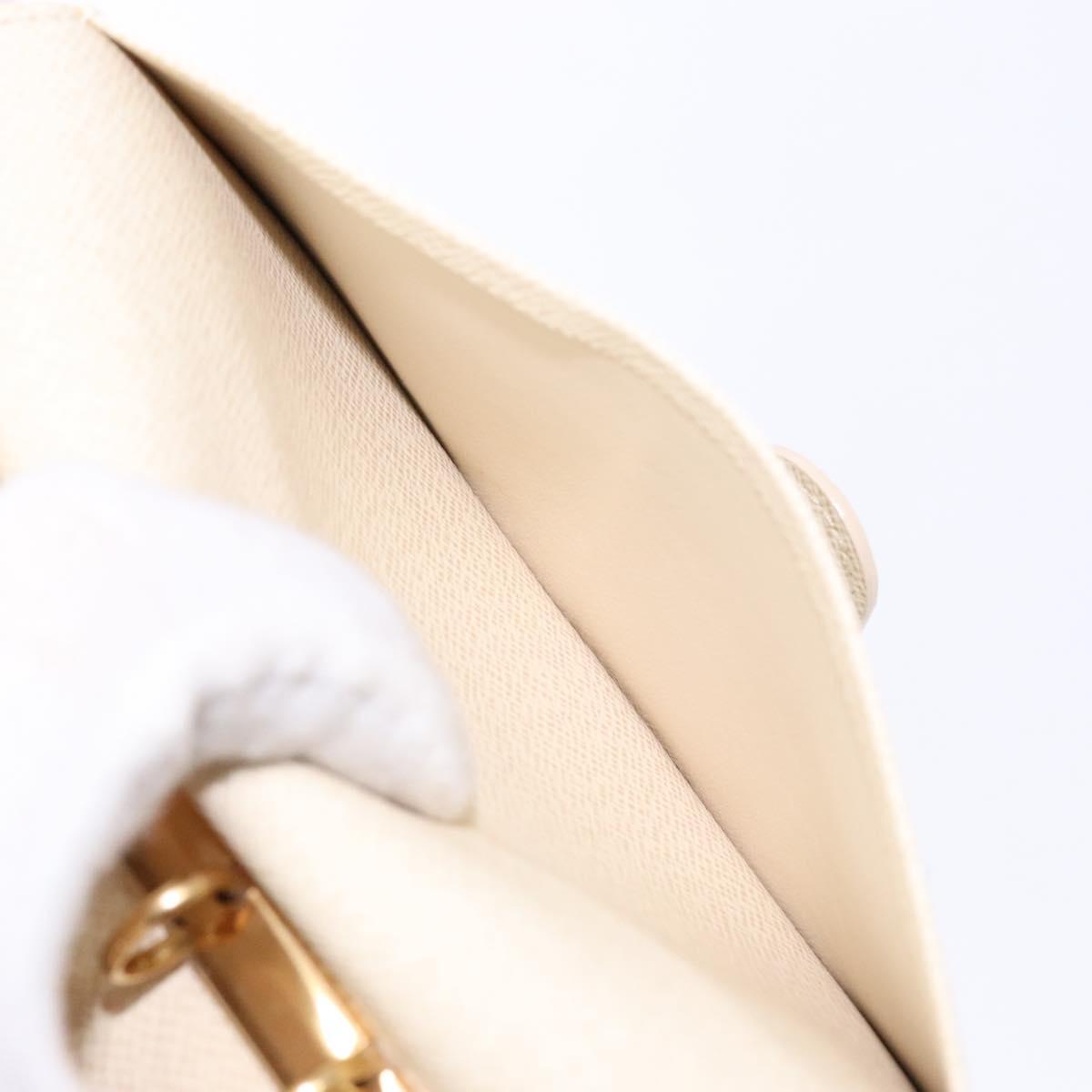 LOUIS VUITTON Damier Azur Agenda PM Day Planner Cover R20706 LV Auth 141555